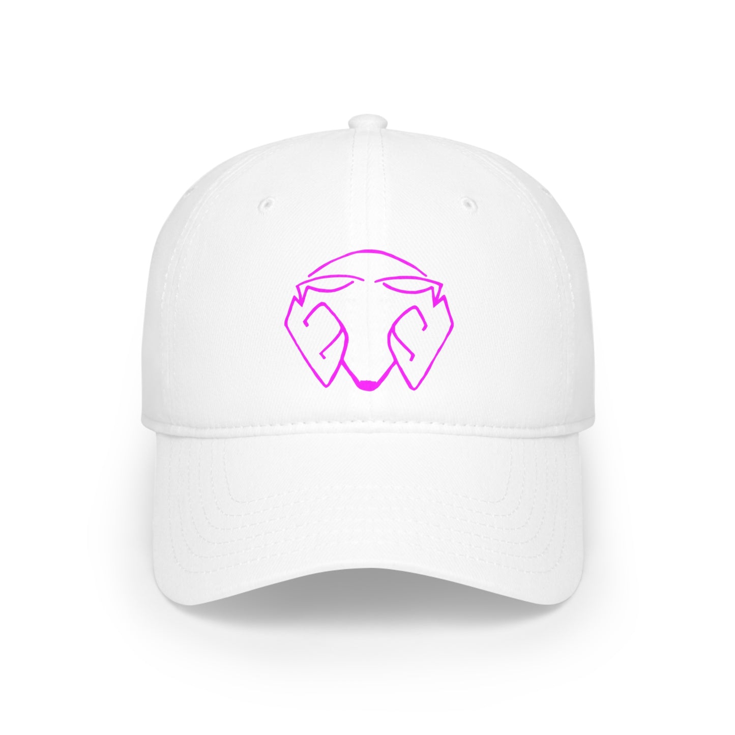 Mr.Moro Head Logo Pink - Low Profile Baseball Cap
