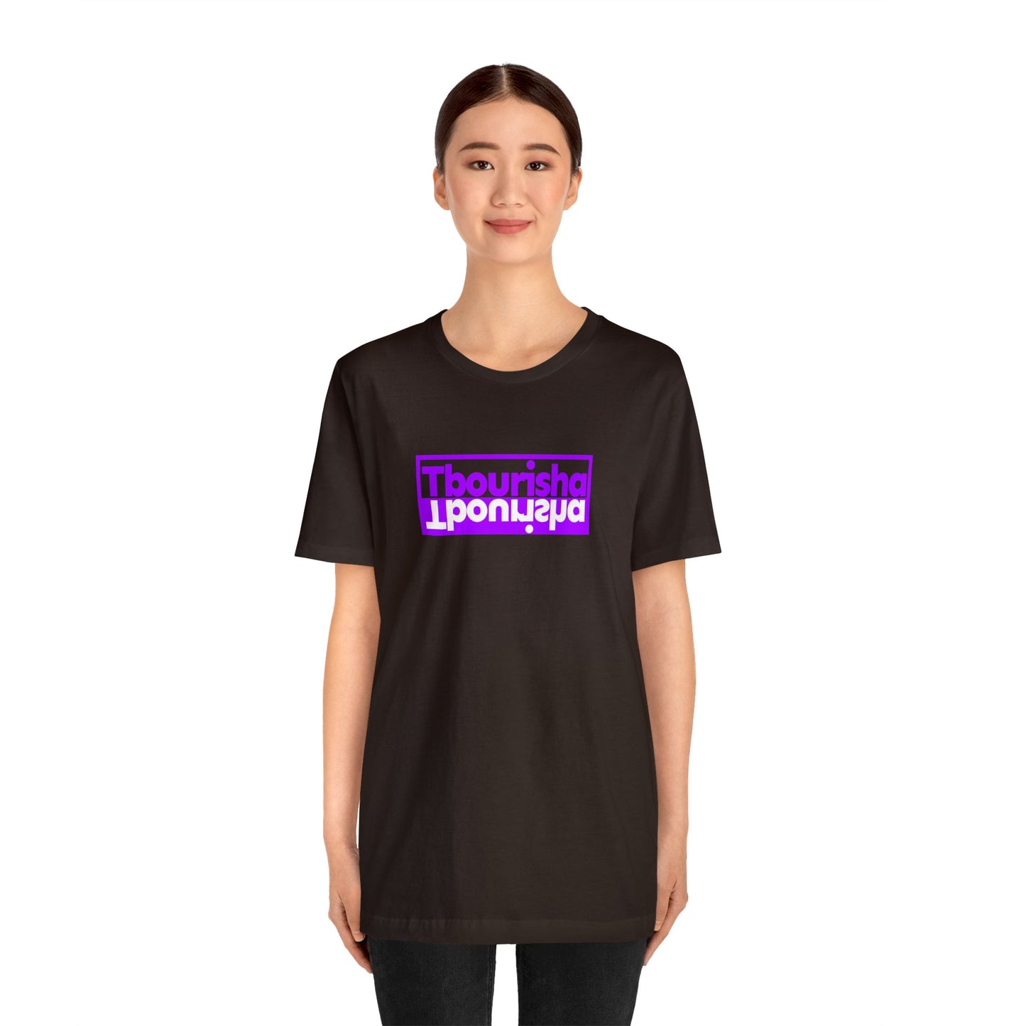 Tbourisha T-shirt Purple/White