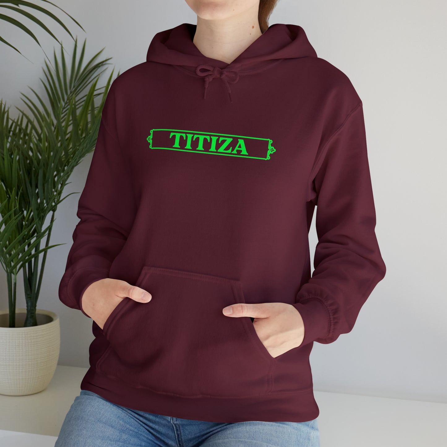 Woman's Hoodie Titza Green
