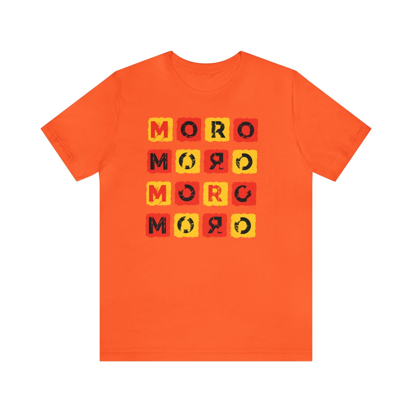 Mr.Moro Cubes T-shirt Red/Yellow