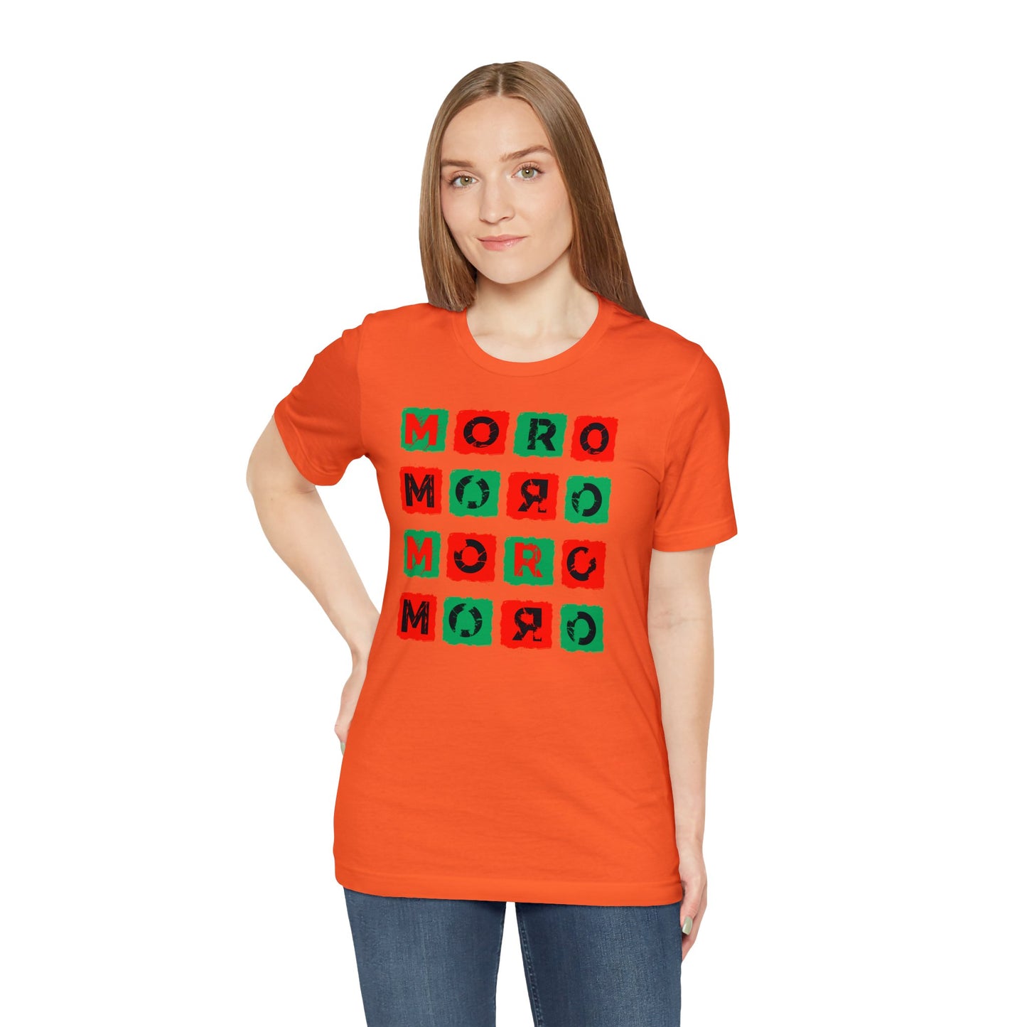 Mr.Moro Cubes T-shirt Red/Green