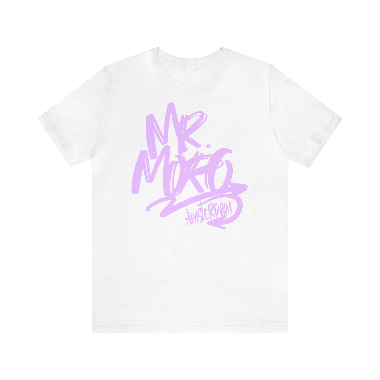 Mr.Moro Graffiti T-shirt Pink/White
