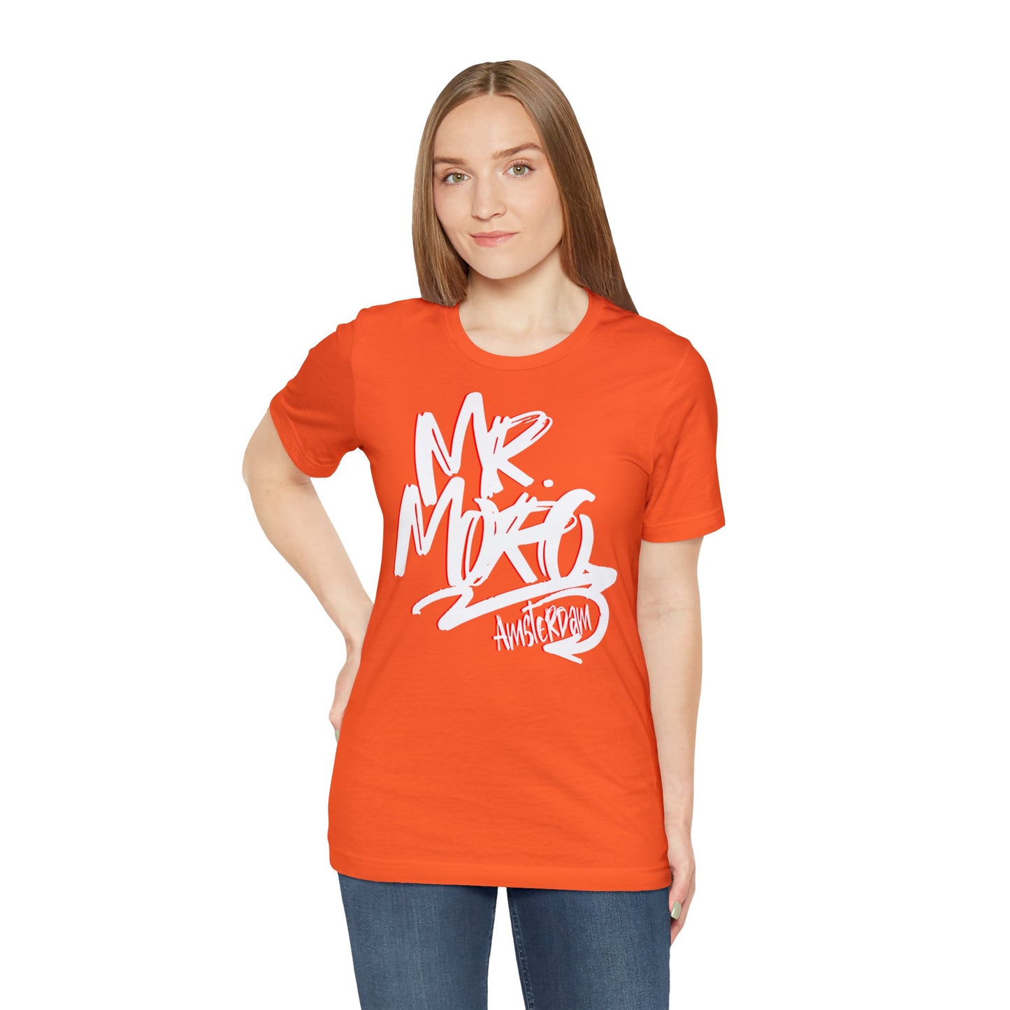 Mr.Moro Graffiti T-shirt White/Red