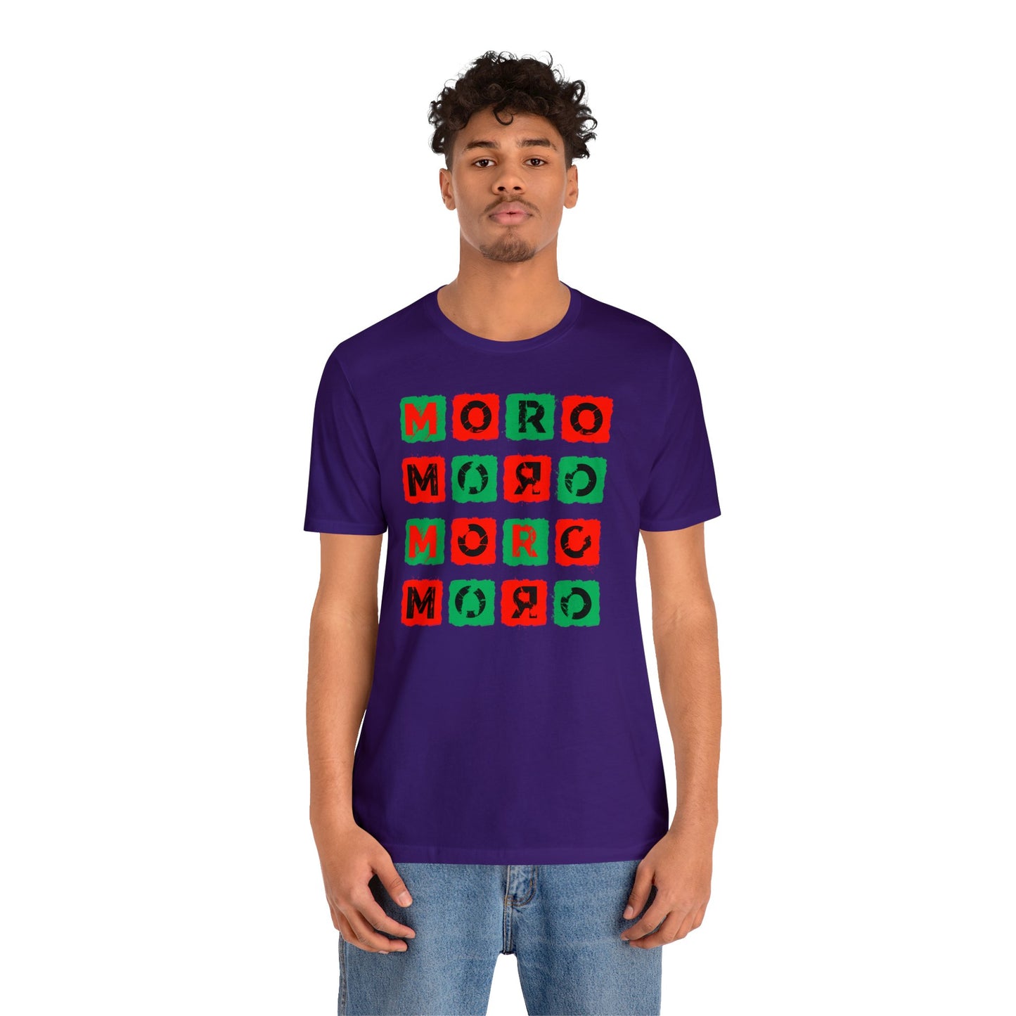 Mr.Moro Cubes T-shirt Red/Green