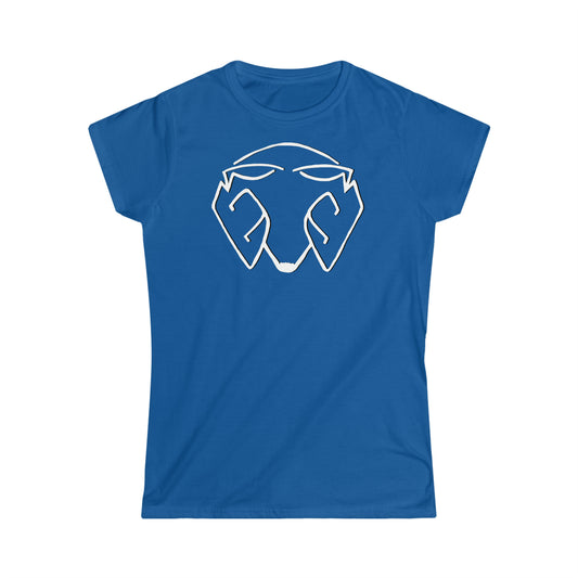 Women's Logo Big Head White