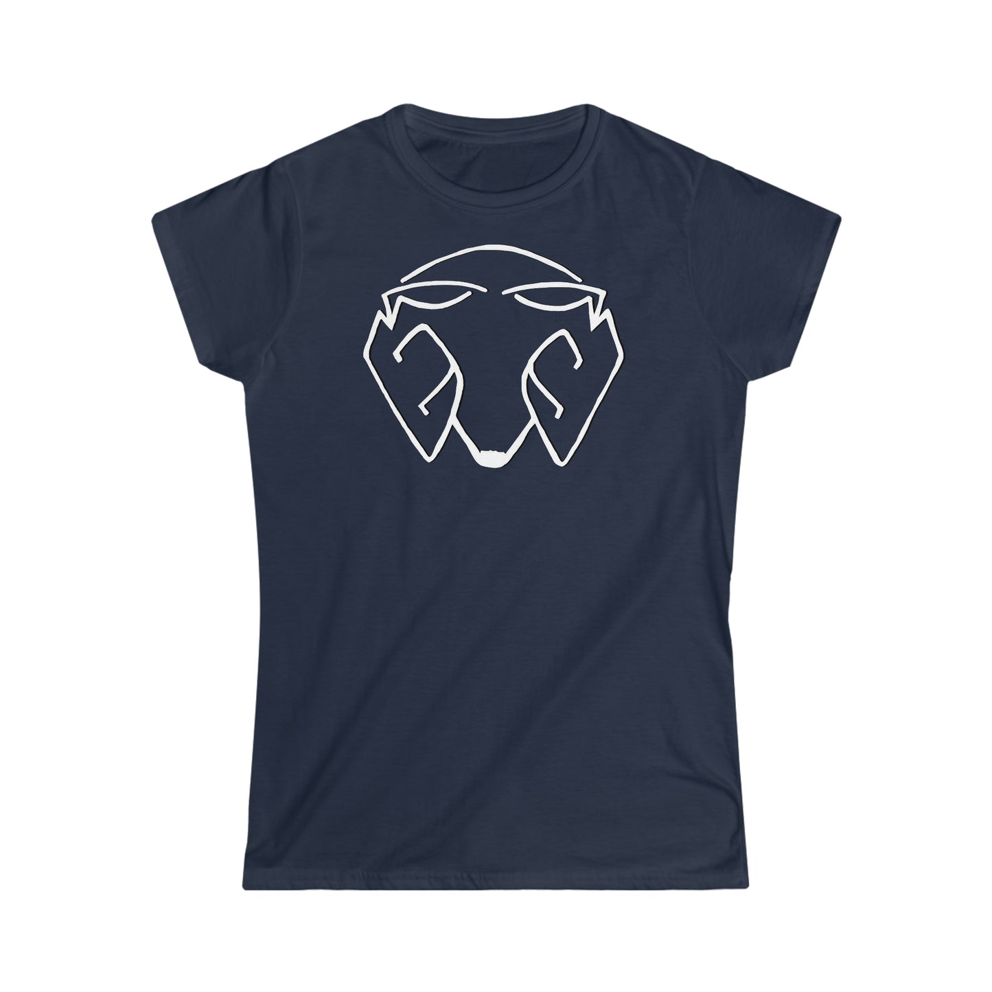 Women's Logo Big Head White