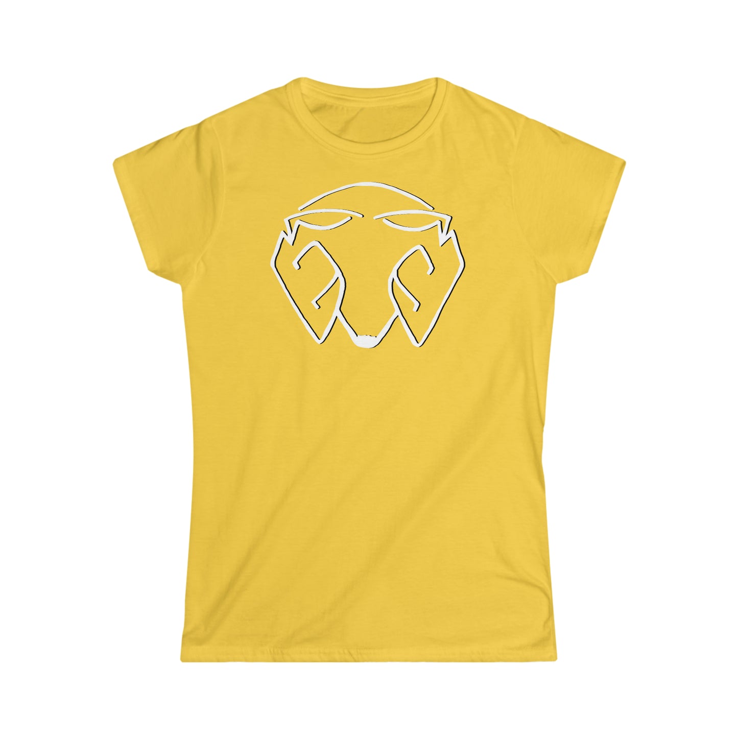 Women's Logo Big Head White