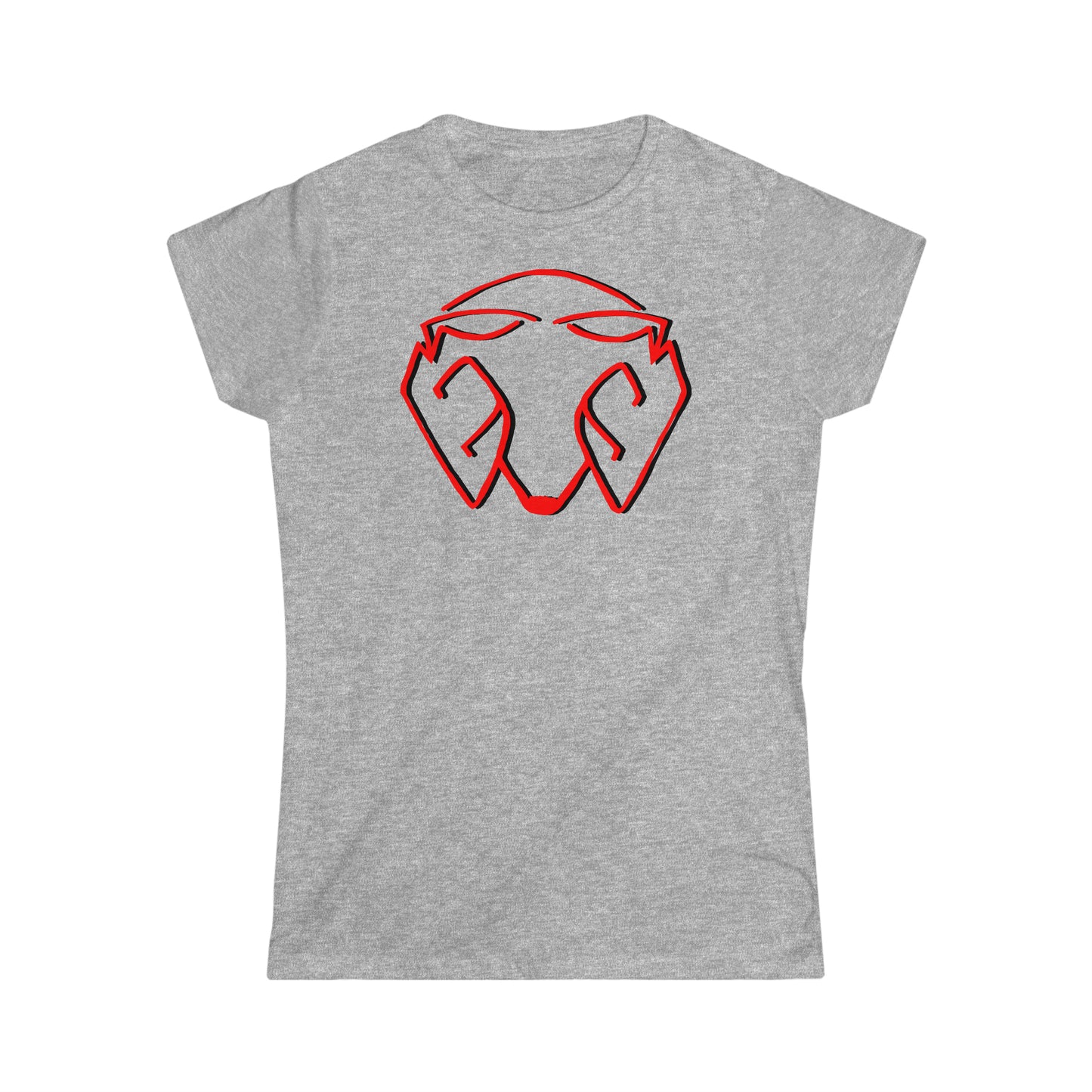 Women's Logo Big Head Red