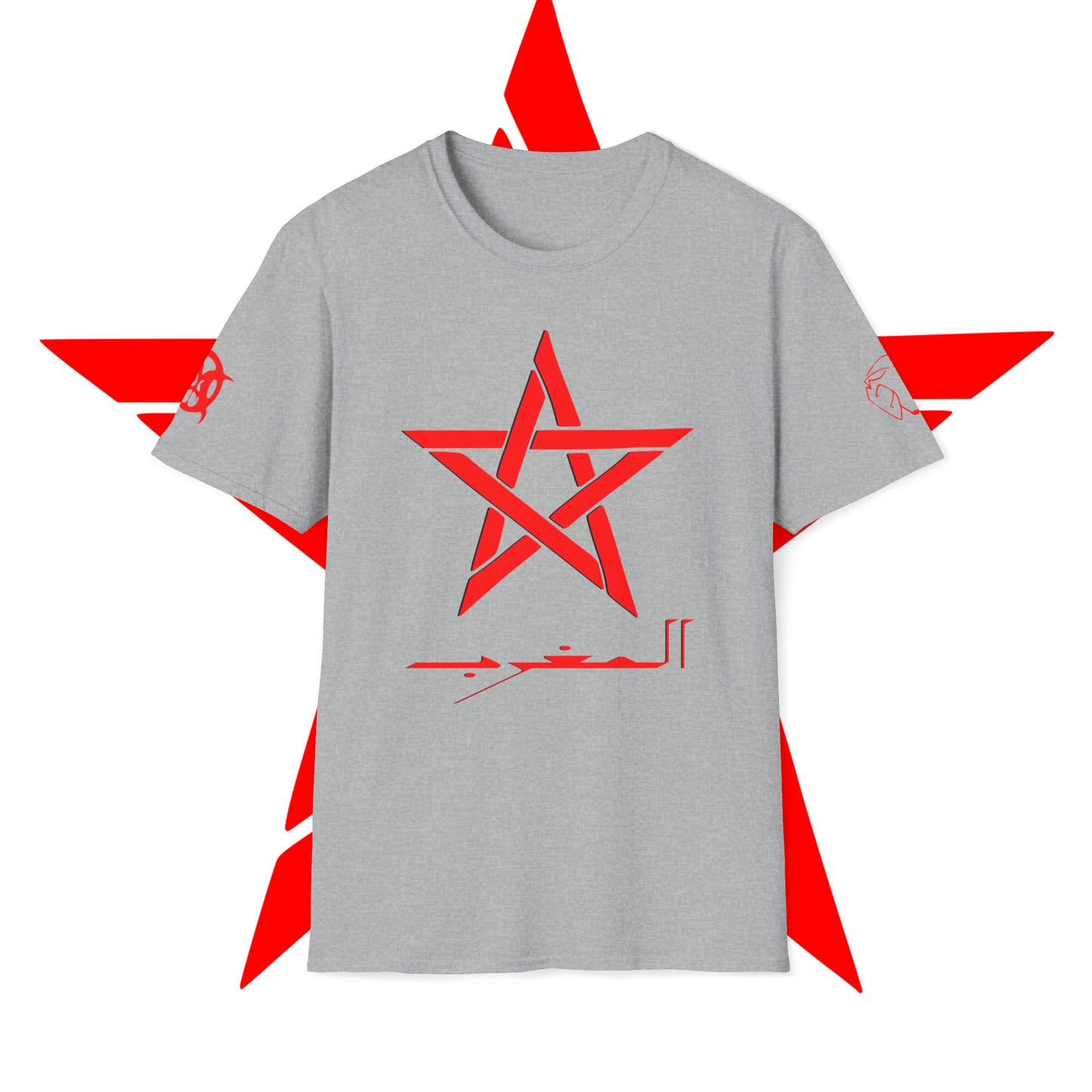 Arabic Moroccan Star Red
