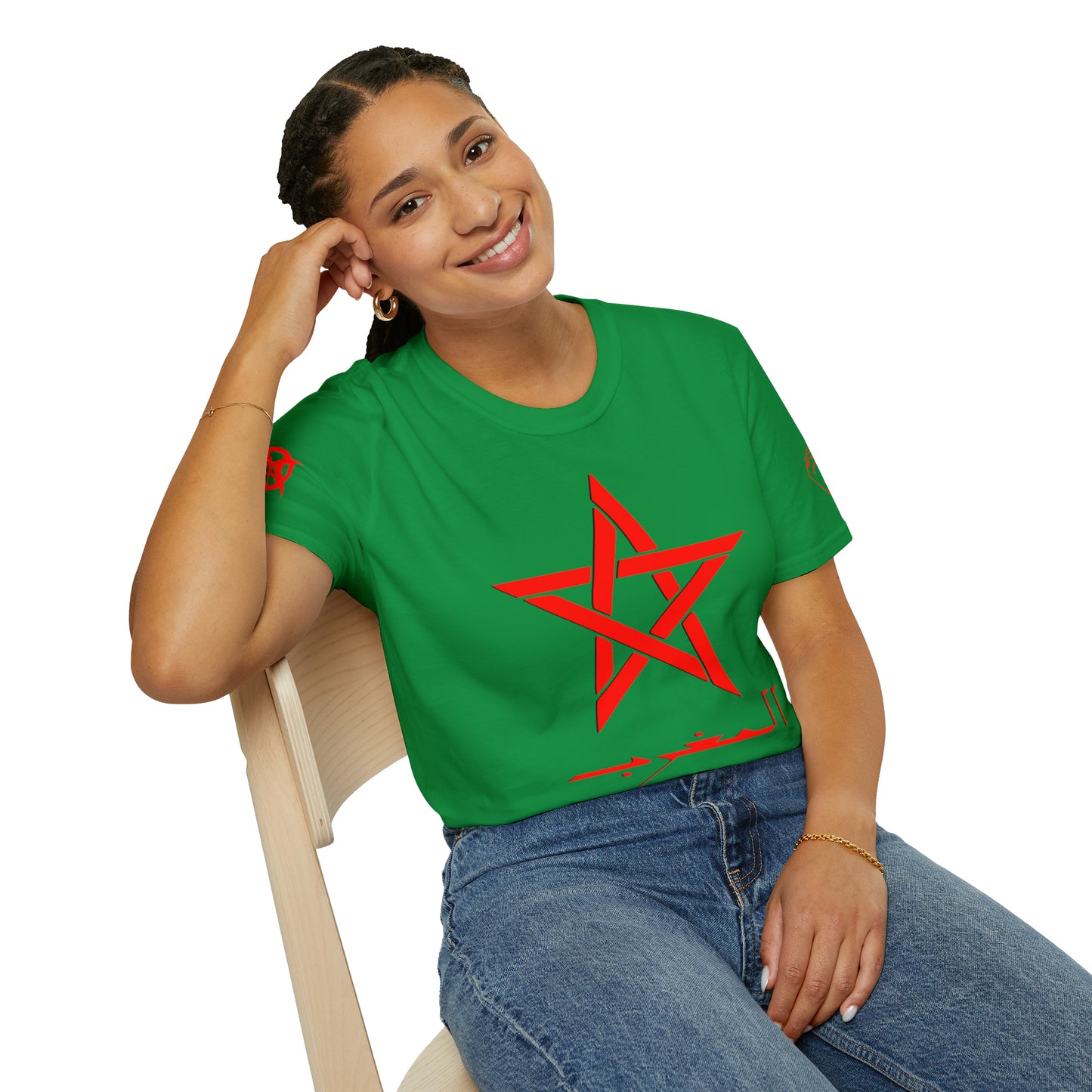 Arabic Moroccan Star Red