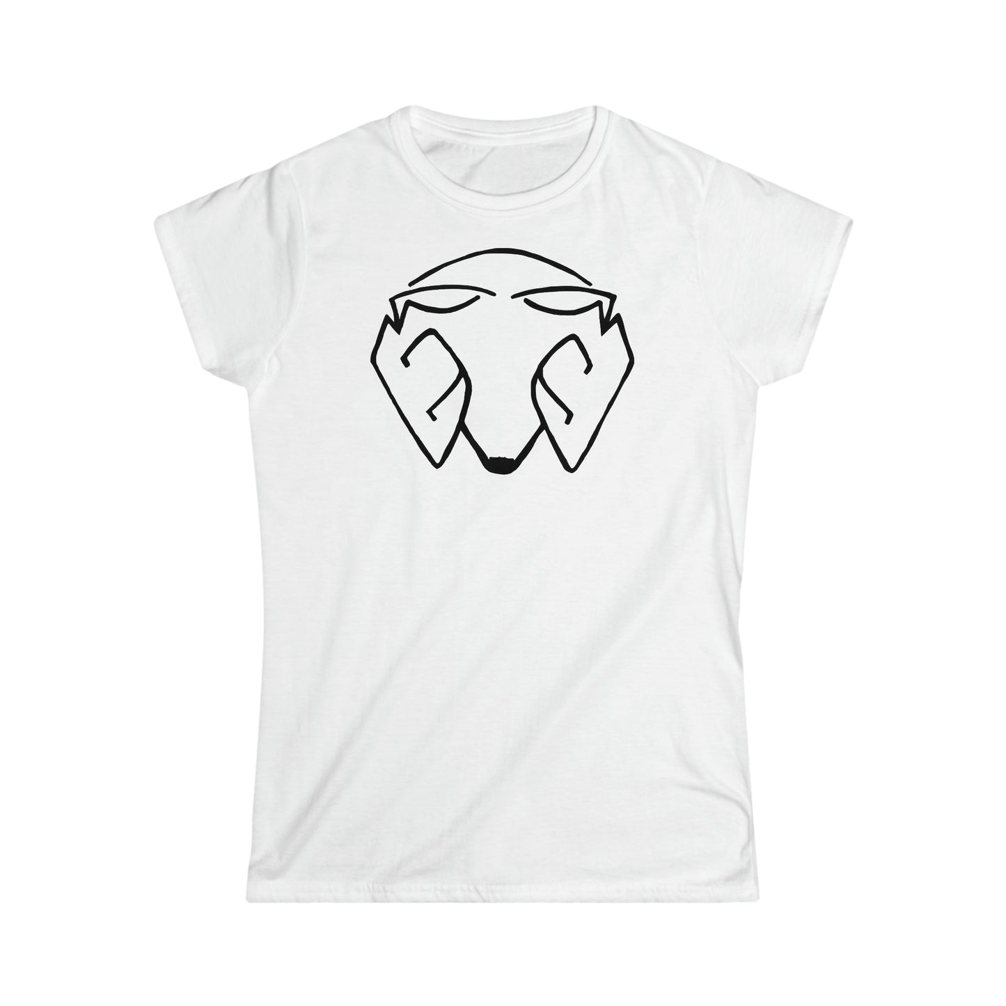 Women's Logo Big Head Black