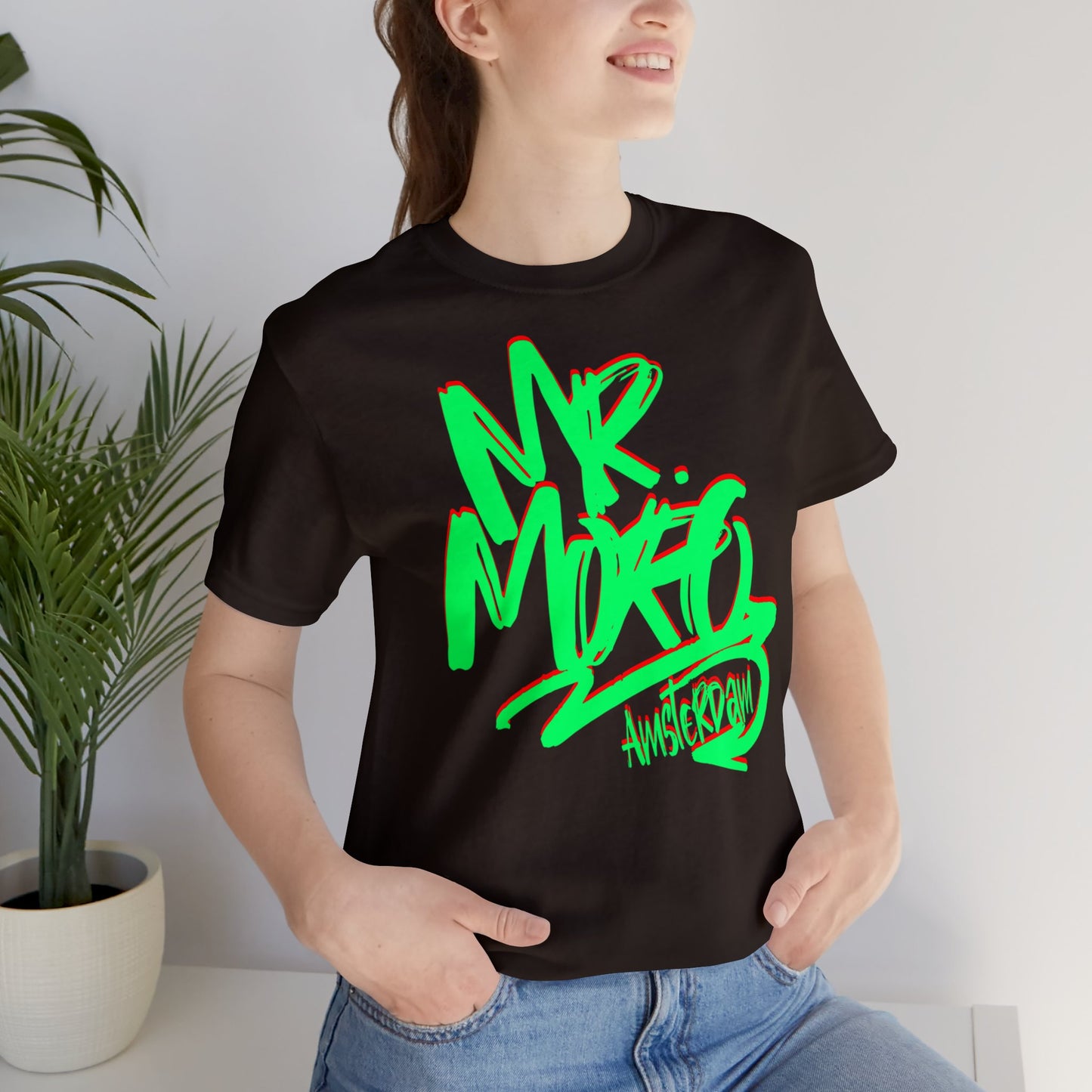 Mr.Moro Graffiti T-shirt Green/Red