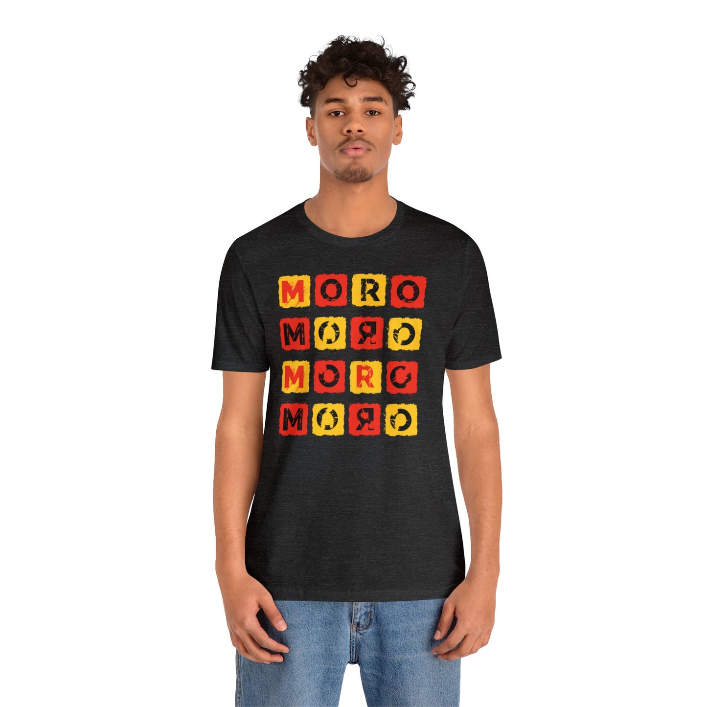 Mr.Moro Cubes T-shirt Red/Yellow