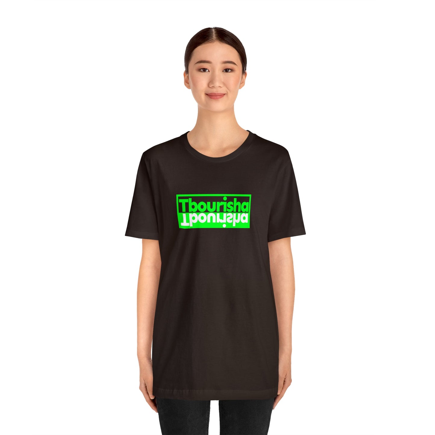 Tbourisha T-shirt Green/White