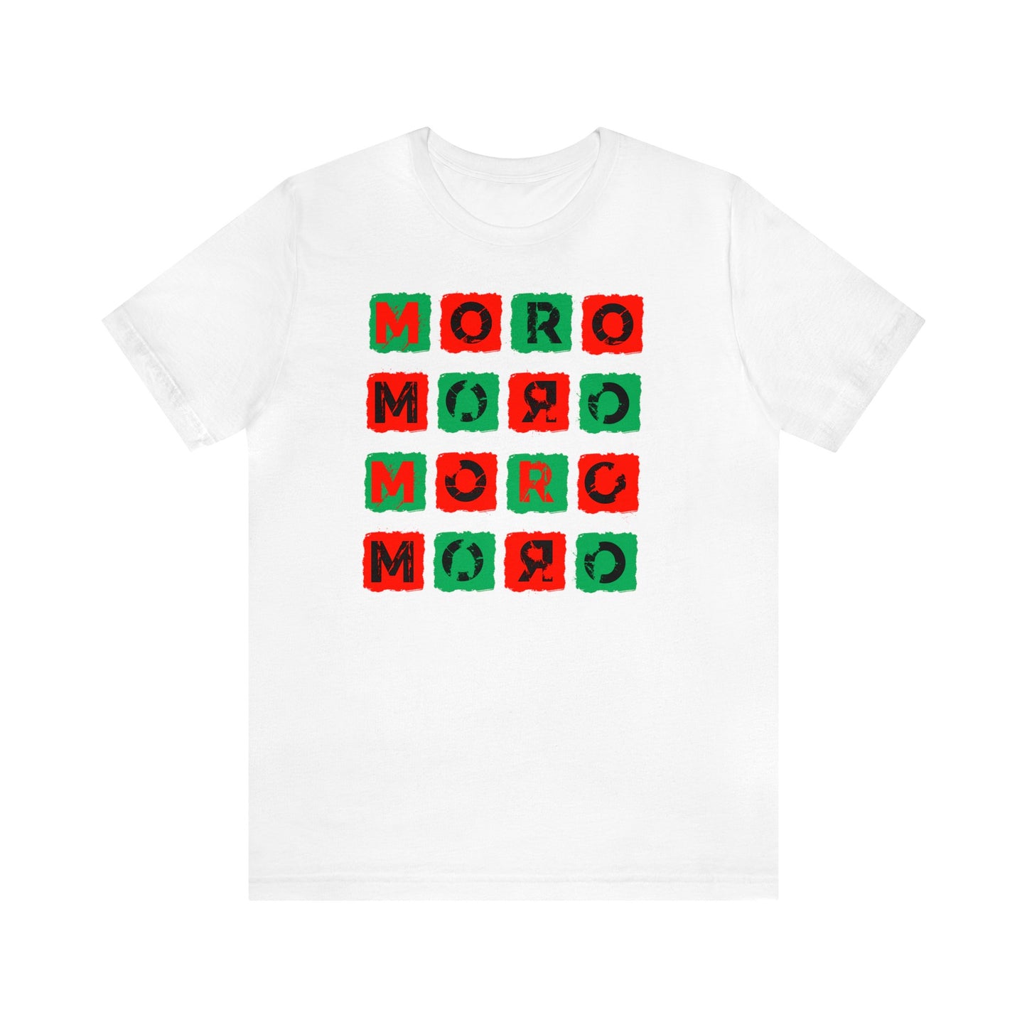 Mr.Moro Cubes T-shirt Red/Green