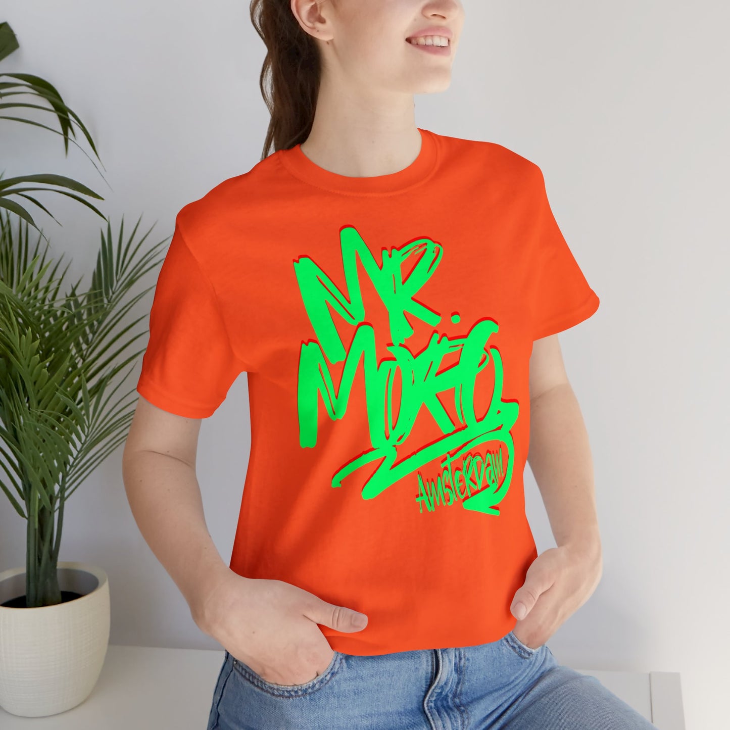 Mr.Moro Graffiti T-shirt Green/Red
