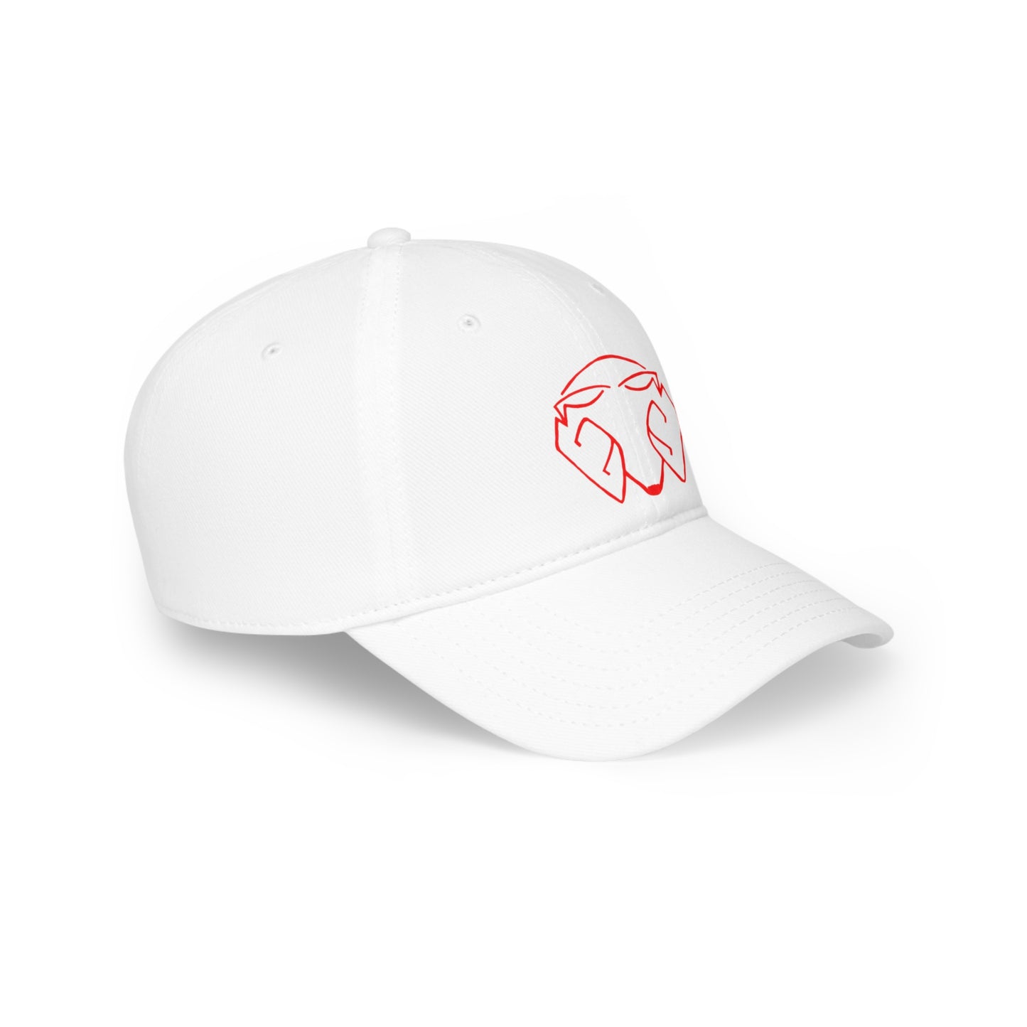 Mr.Moro Head Logo Red - Low Profile Baseball Cap