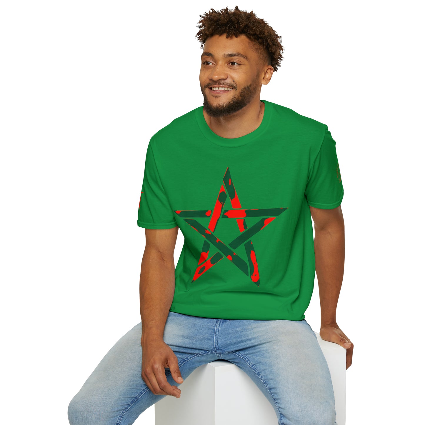 Giant Moroccan Star Green/Red