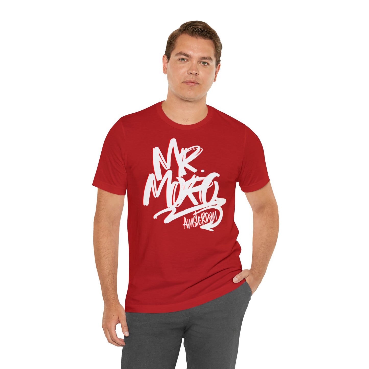 Mr.Moro Graffiti T-shirt White/Red