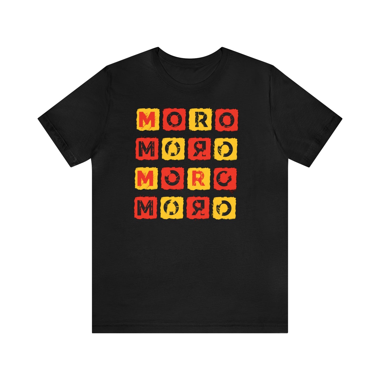 Mr.Moro Cubes T-shirt Red/Yellow