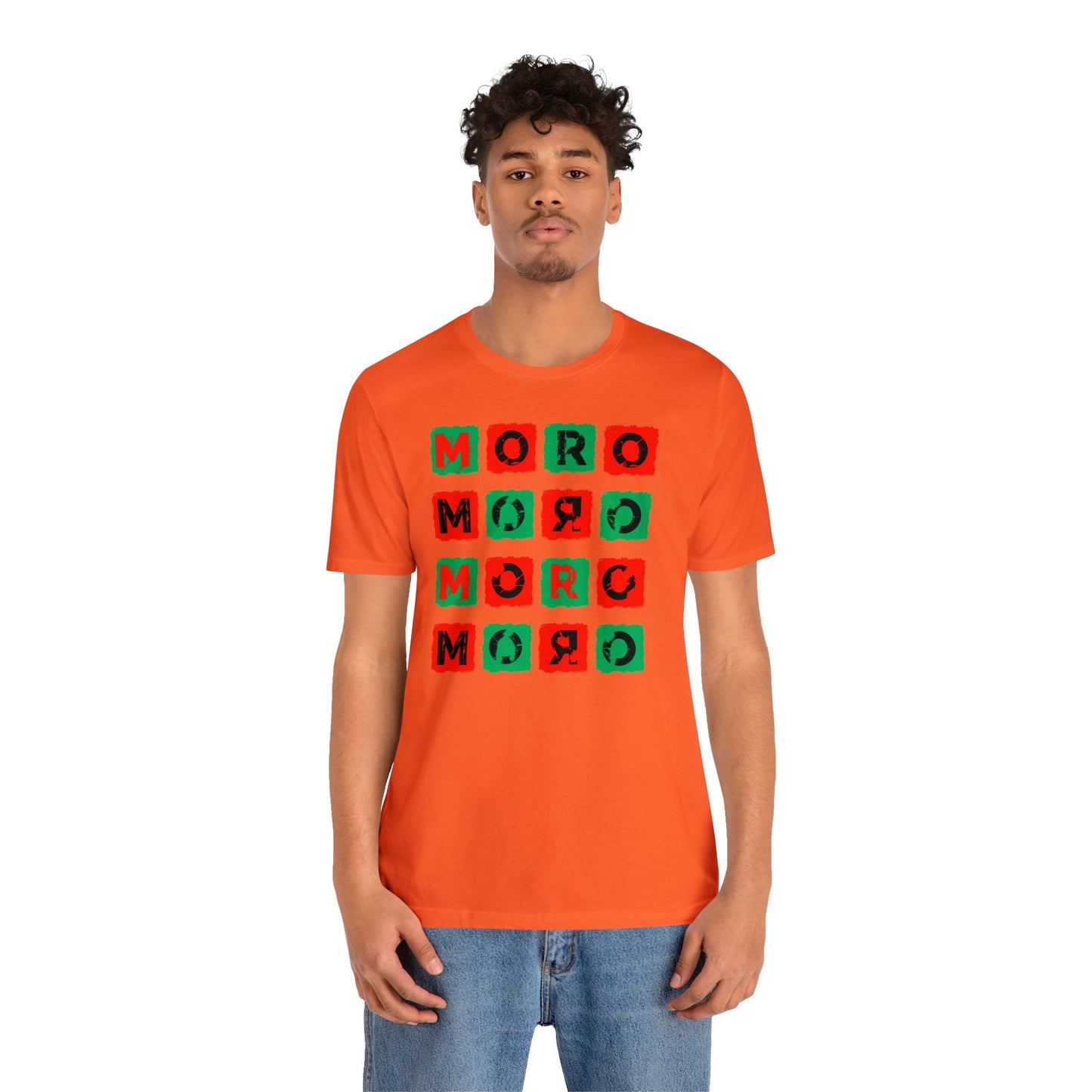 Mr.Moro Cubes T-shirt Red/Green