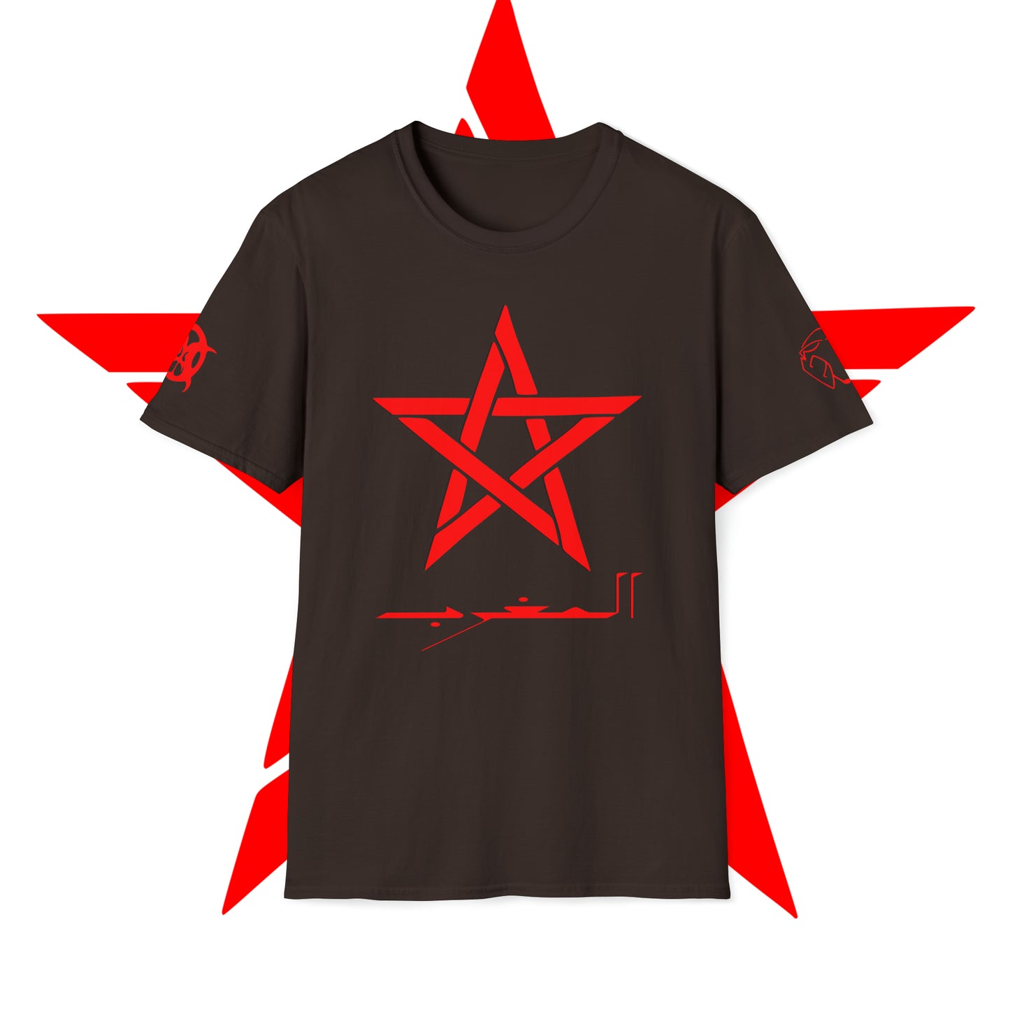 Arabic Moroccan Star Red