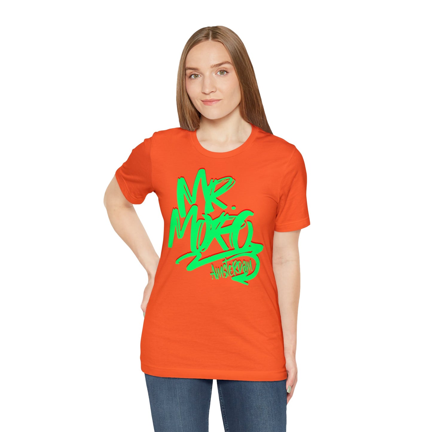 Mr.Moro Graffiti T-shirt Green/Red