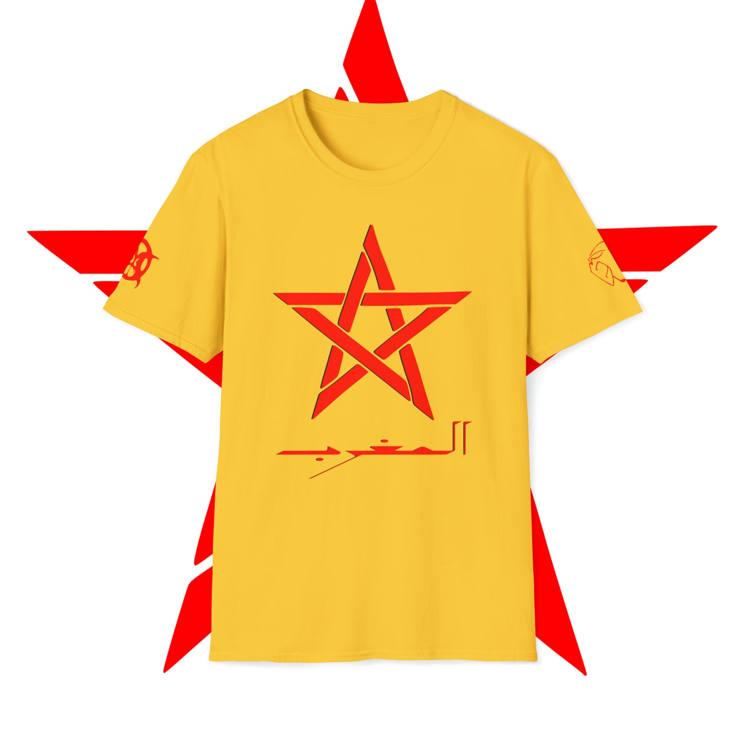 Arabic Moroccan Star Red
