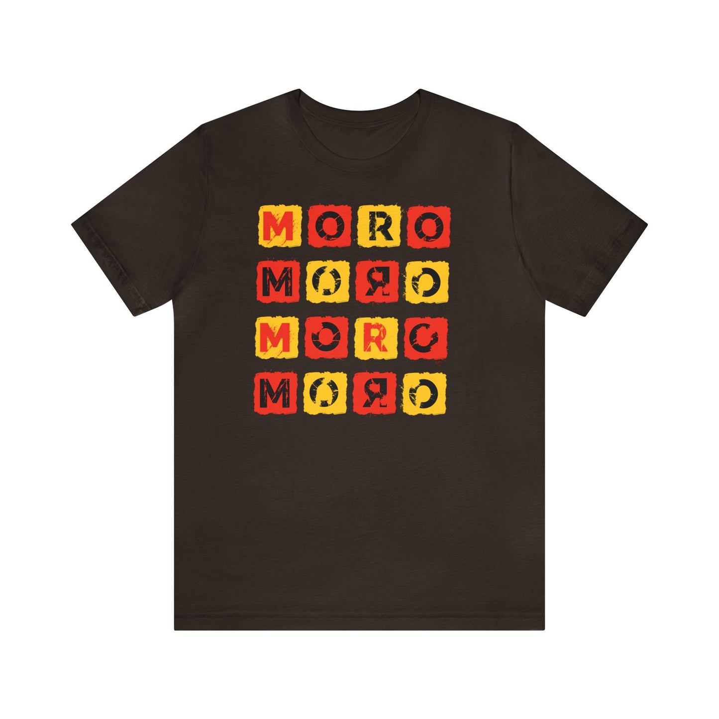 Mr.Moro Cubes T-shirt Red/Yellow