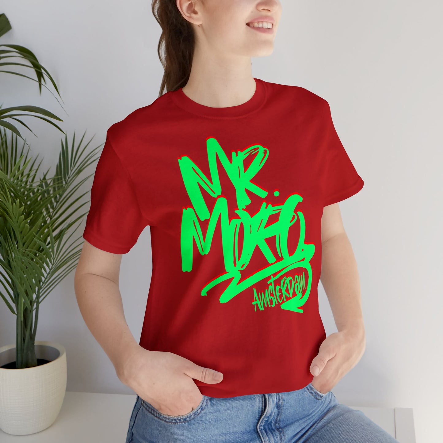 Mr.Moro Graffiti T-shirt Green/Red