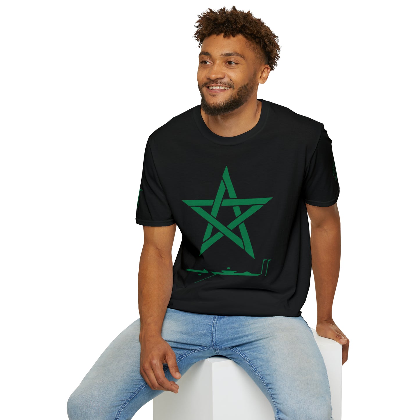 Arabic Moroccan Star Green