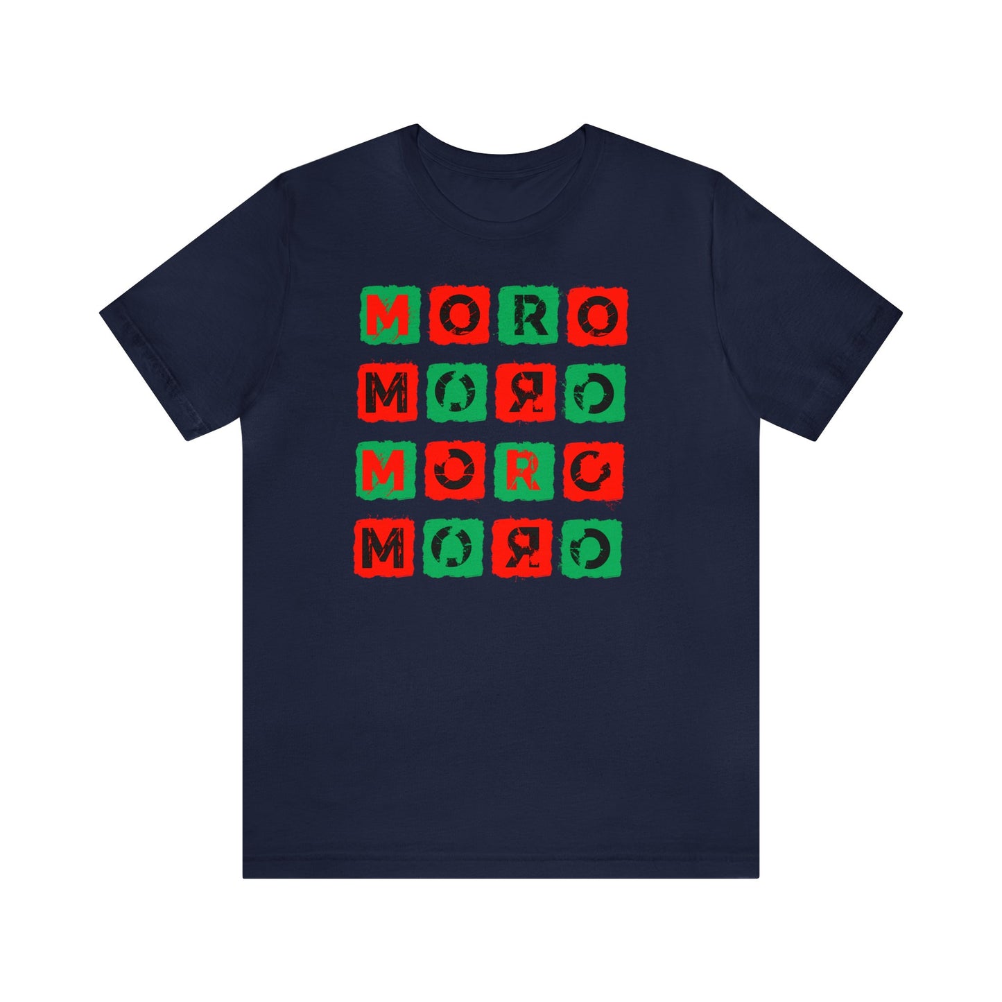 Mr.Moro Cubes T-shirt Red/Green