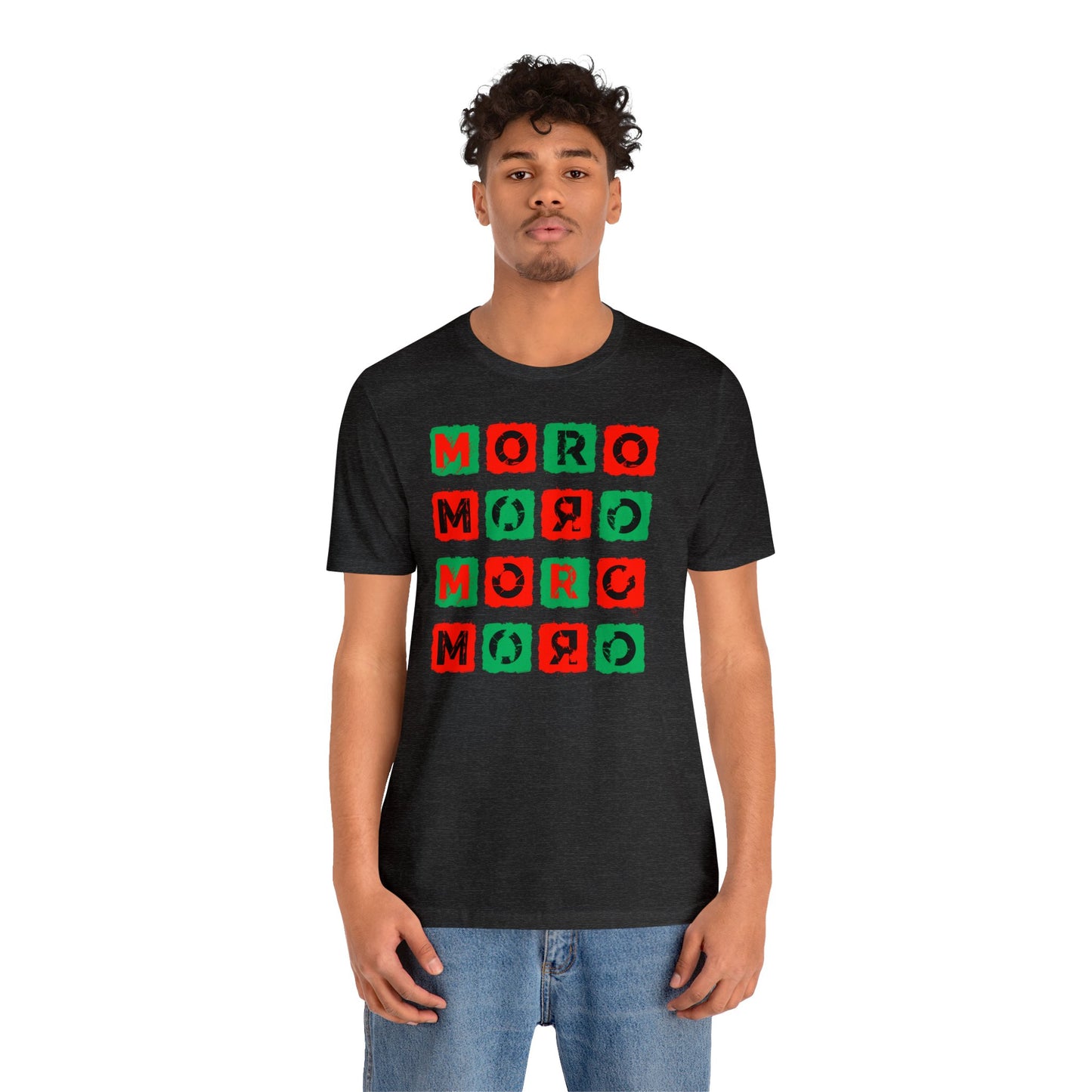 Mr.Moro Cubes T-shirt Red/Green