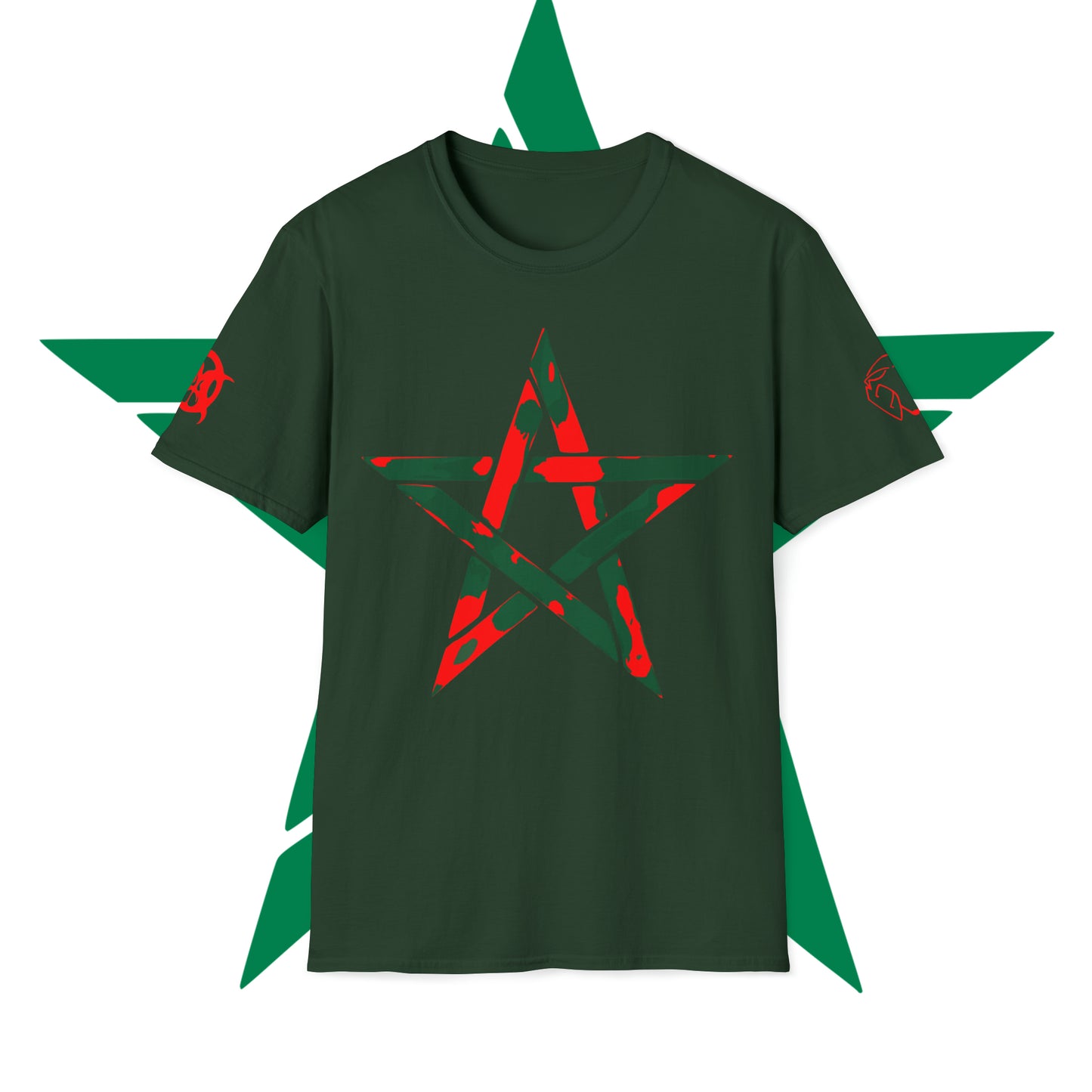 Giant Moroccan Star Green/Red