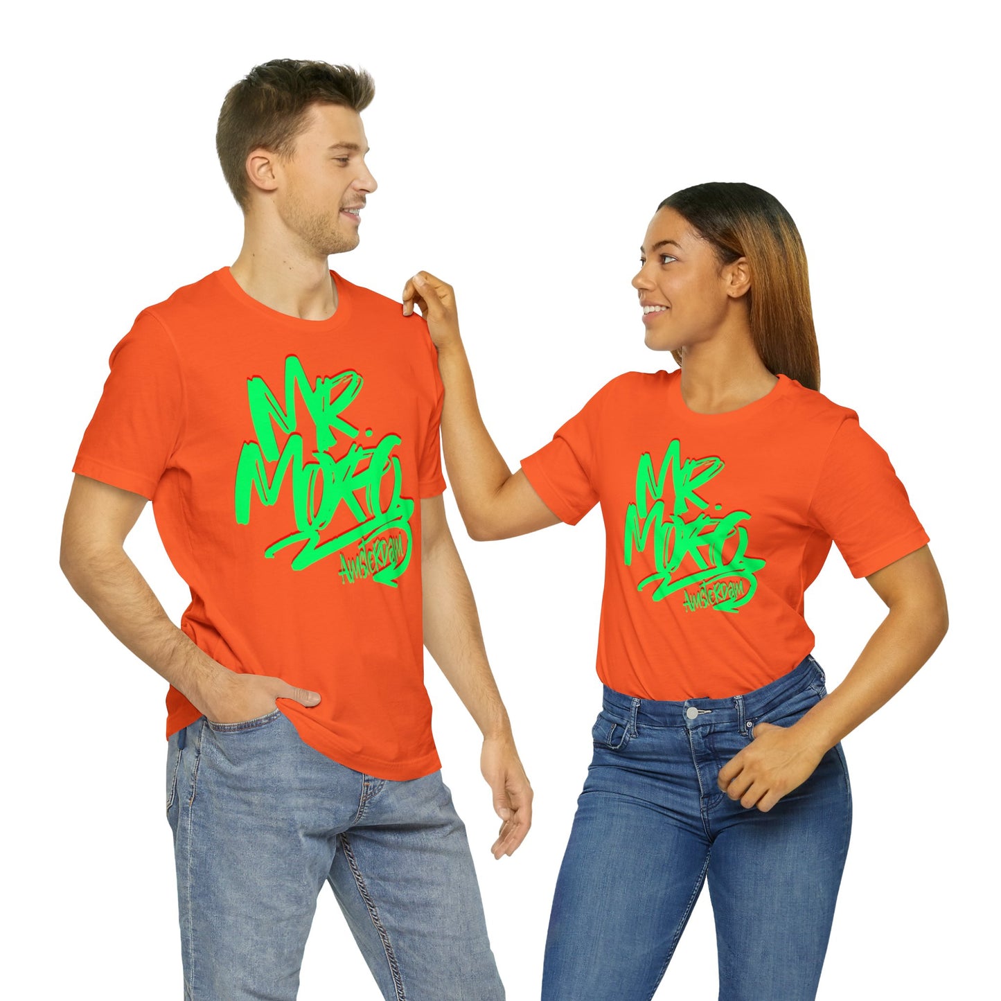 Mr.Moro Graffiti T-shirt Green/Red