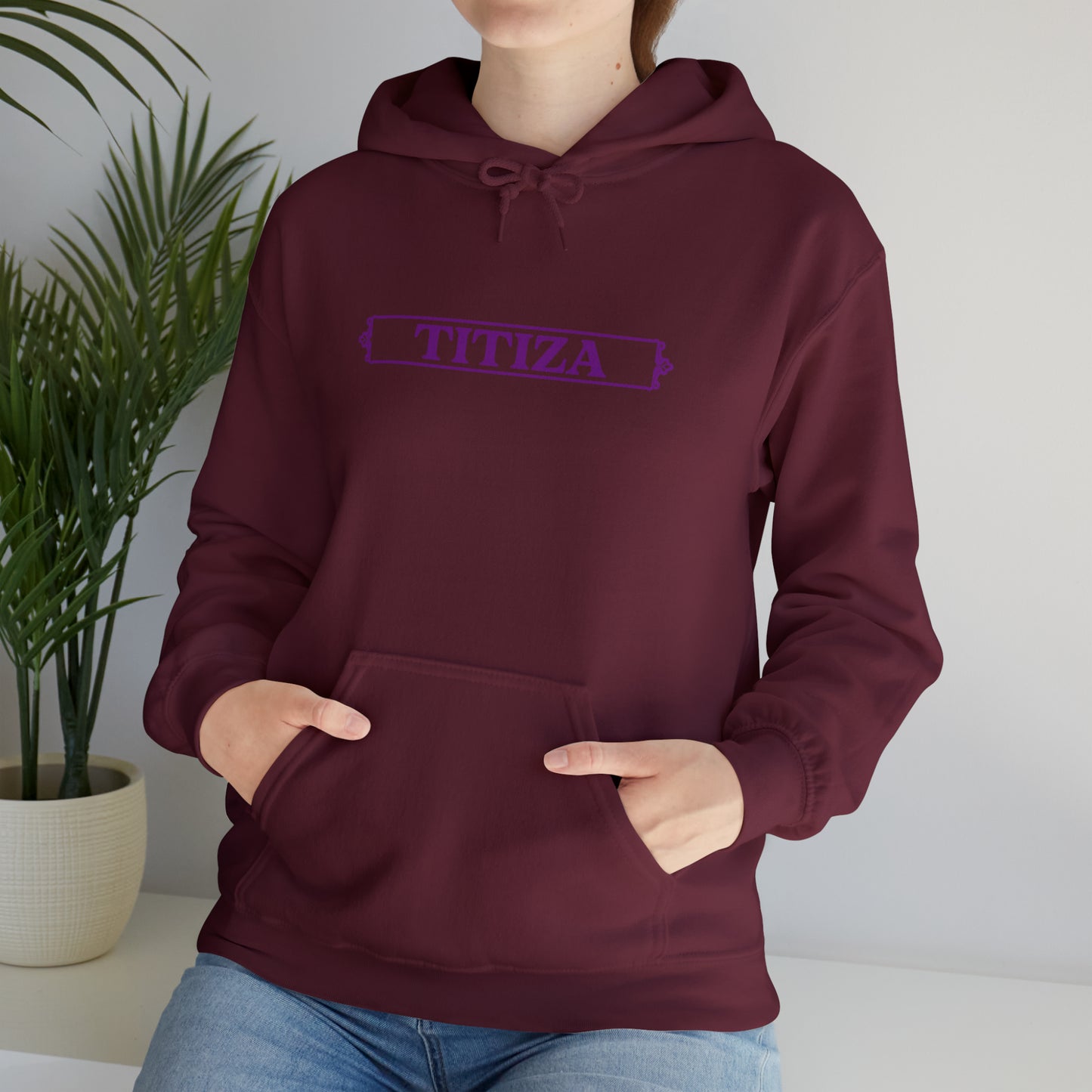Woman's Hoodie Titza Purple