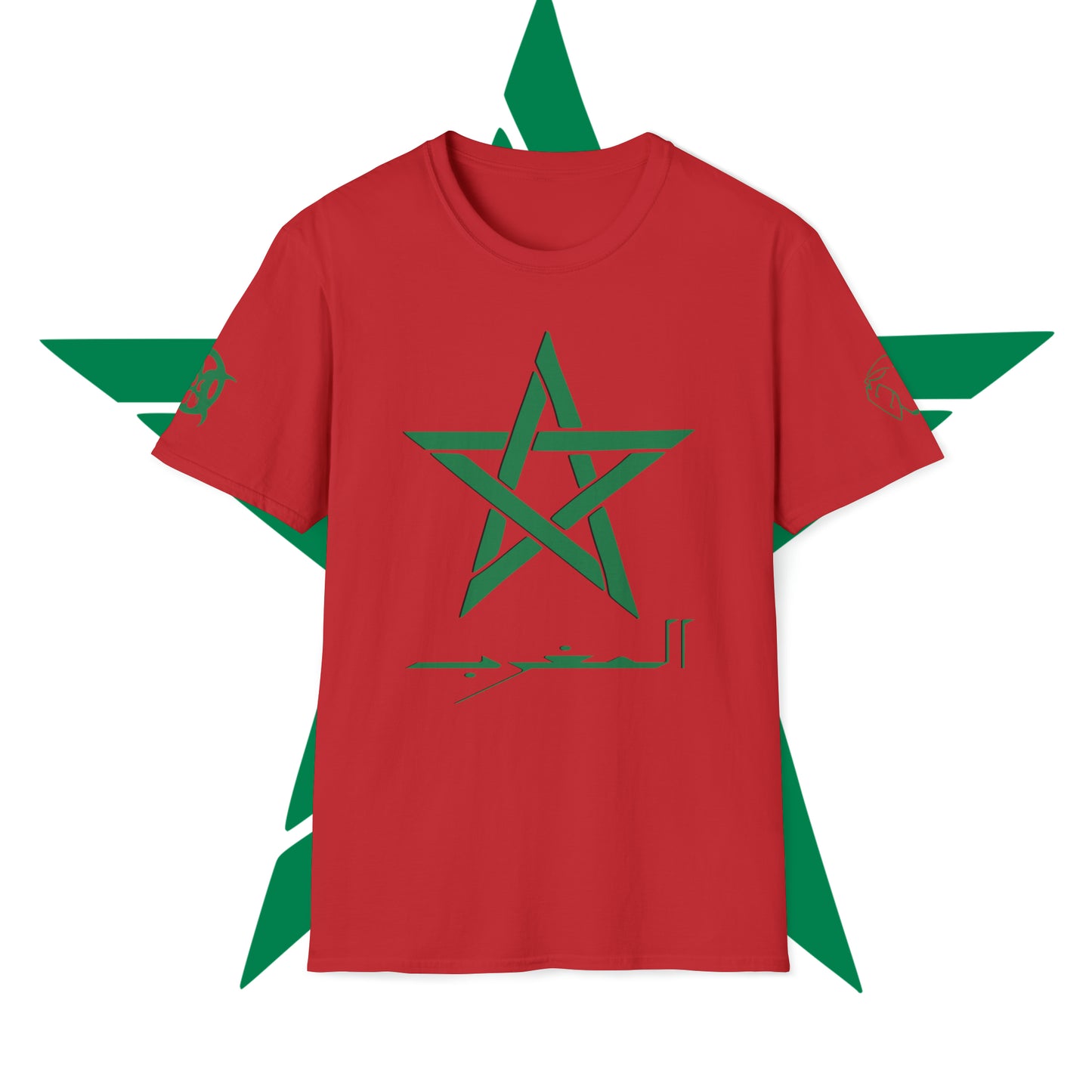 Arabic Moroccan Star Green