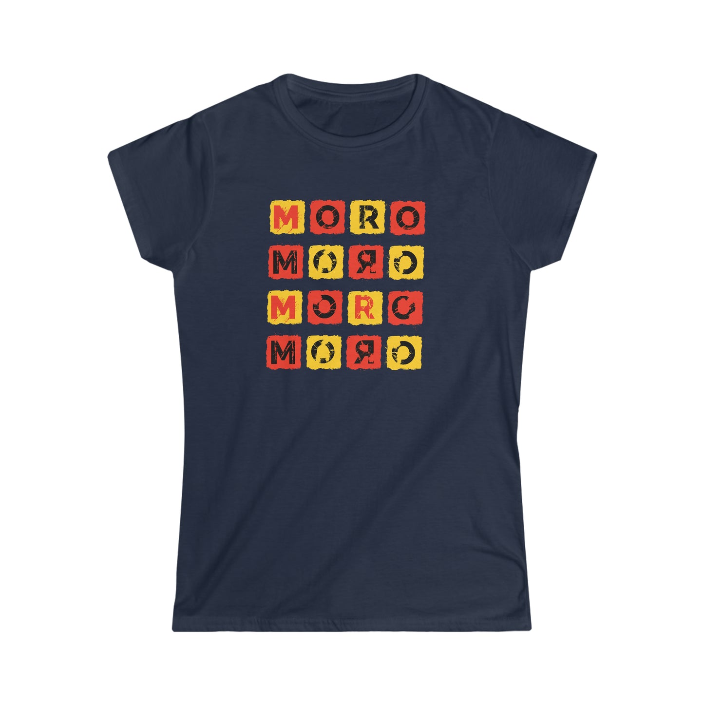 Women's Mr.Moro Cubes T-shirt Red/Yellow