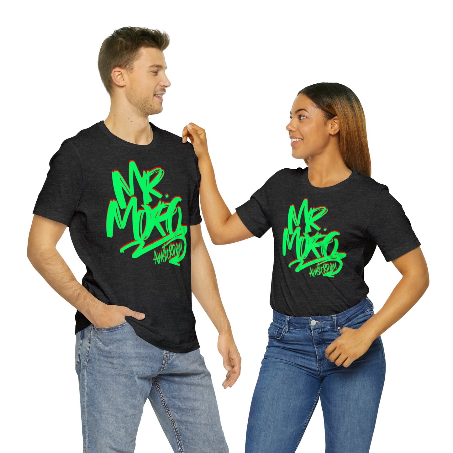 Mr.Moro Graffiti T-shirt Green/Red