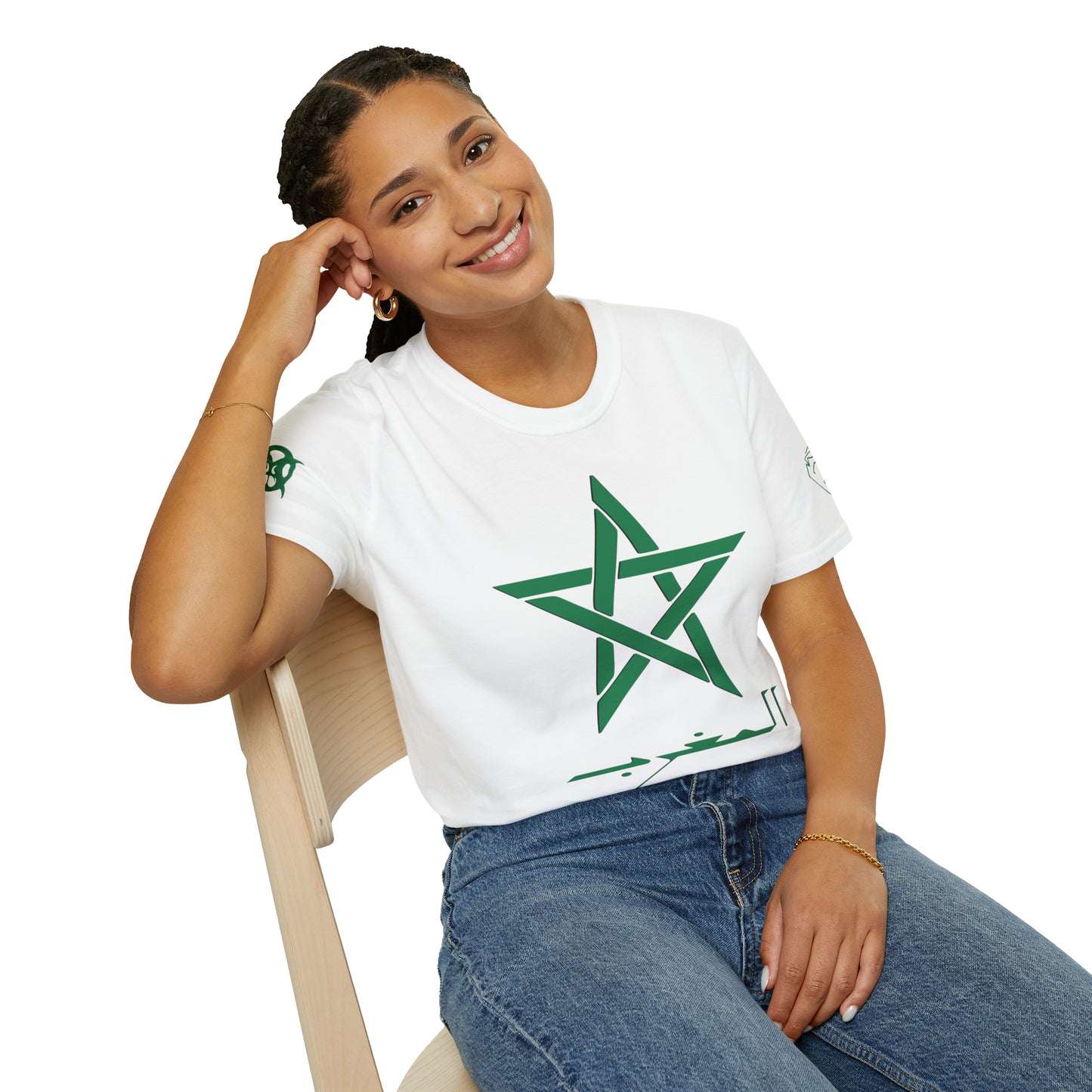 Arabic Moroccan Star Green