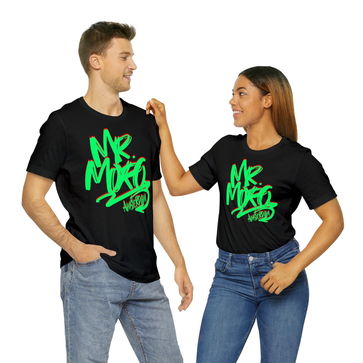 Mr.Moro Graffiti T-shirt Green/Red