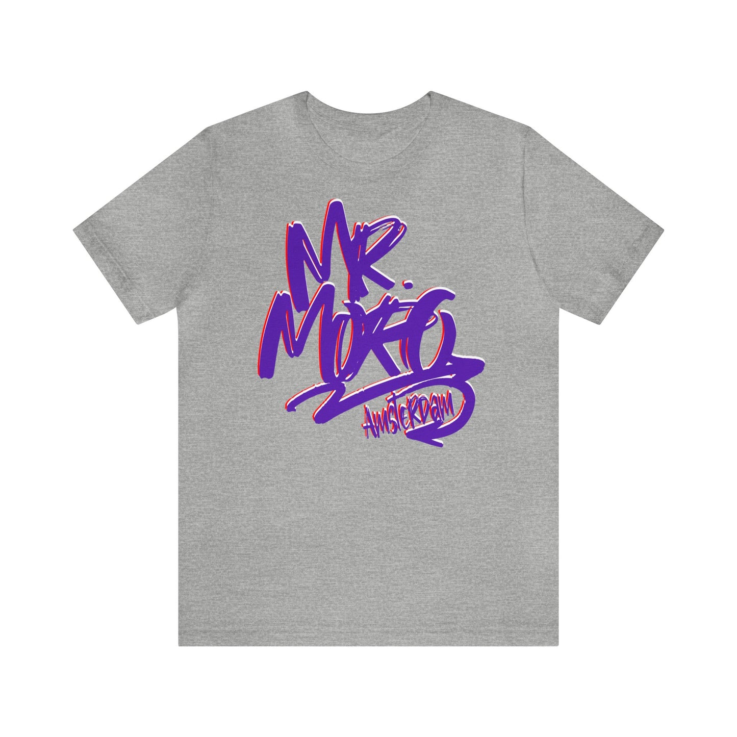 Mr.Moro Graffiti T-shirt Purple
