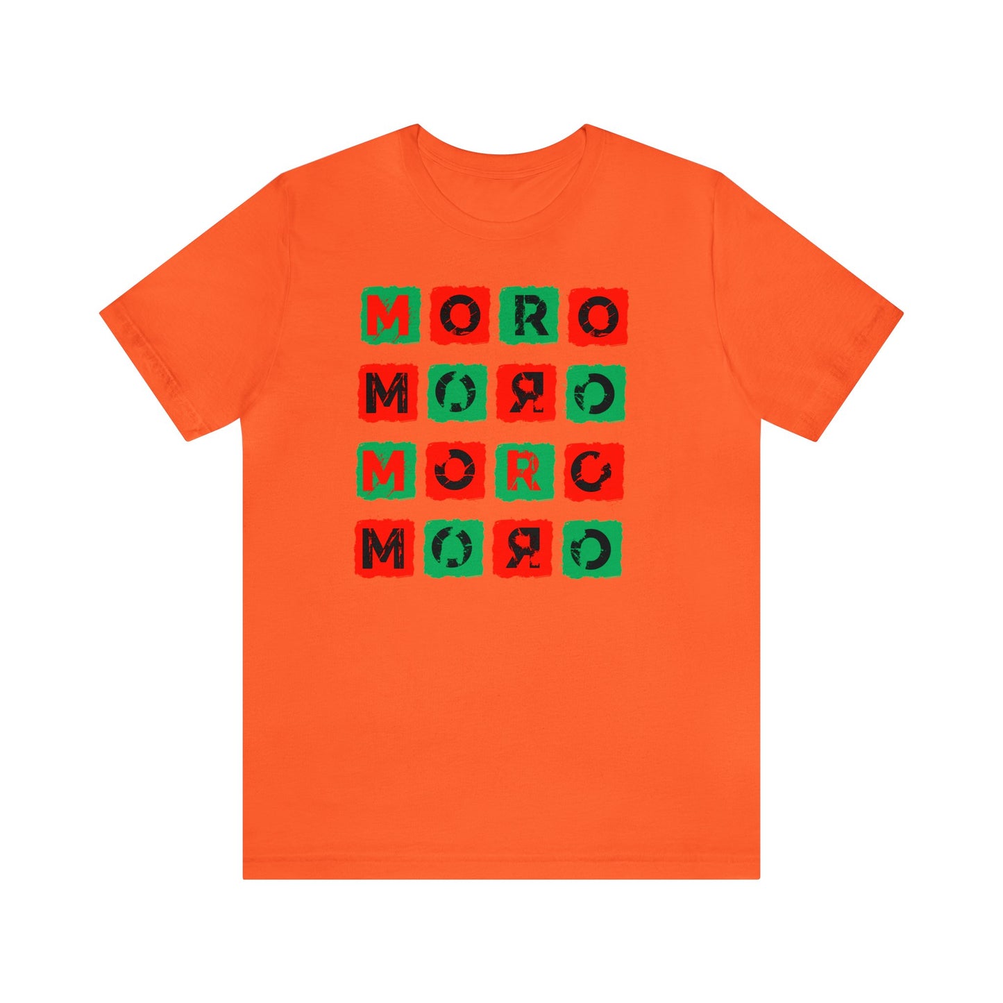 Mr.Moro Cubes T-shirt Red/Green