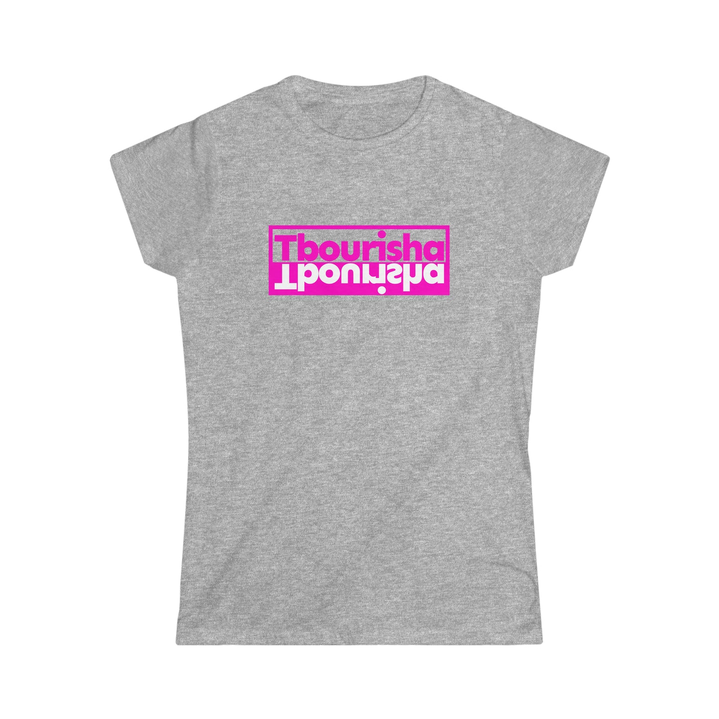 Woman's Tbourisha T-shirt Pink/White
