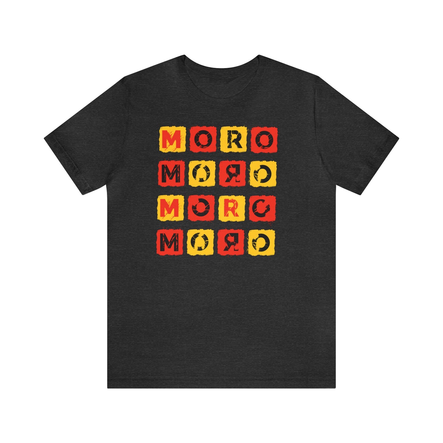 Mr.Moro Cubes T-shirt Red/Yellow