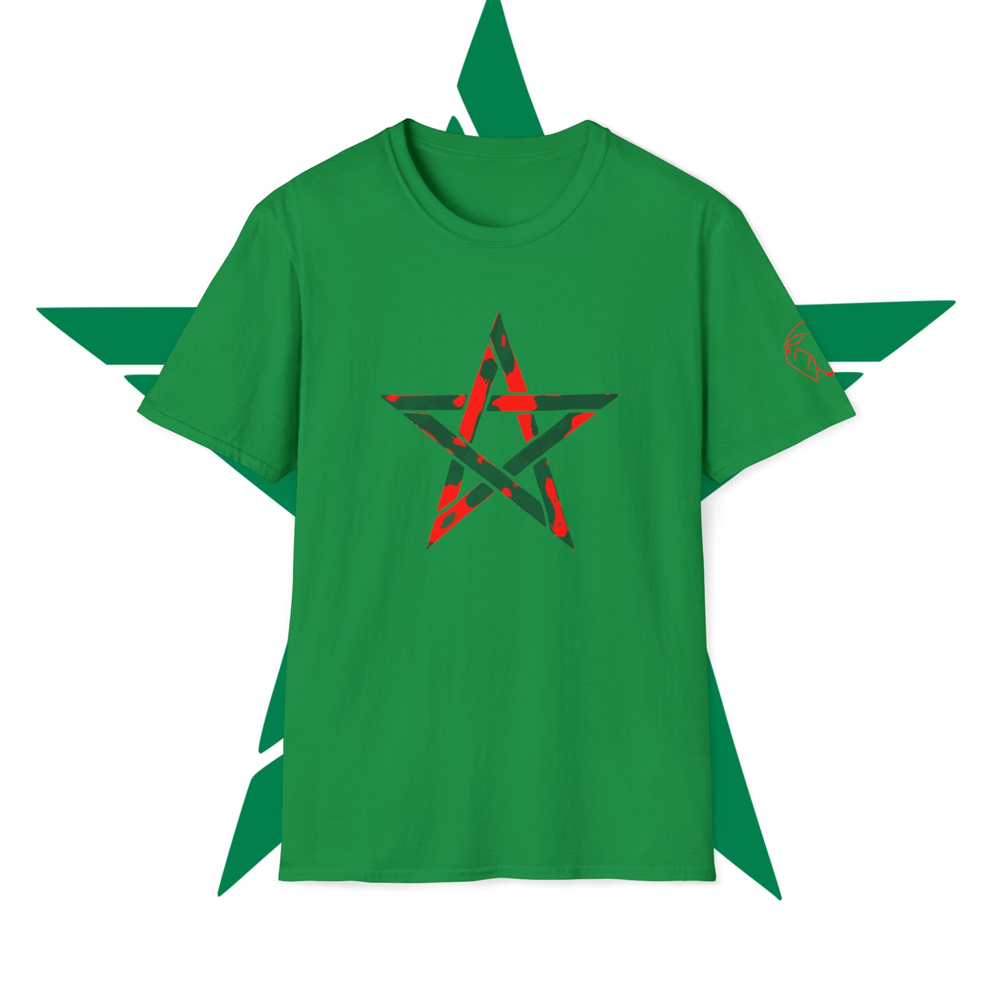 Moroccan Star Green/Red