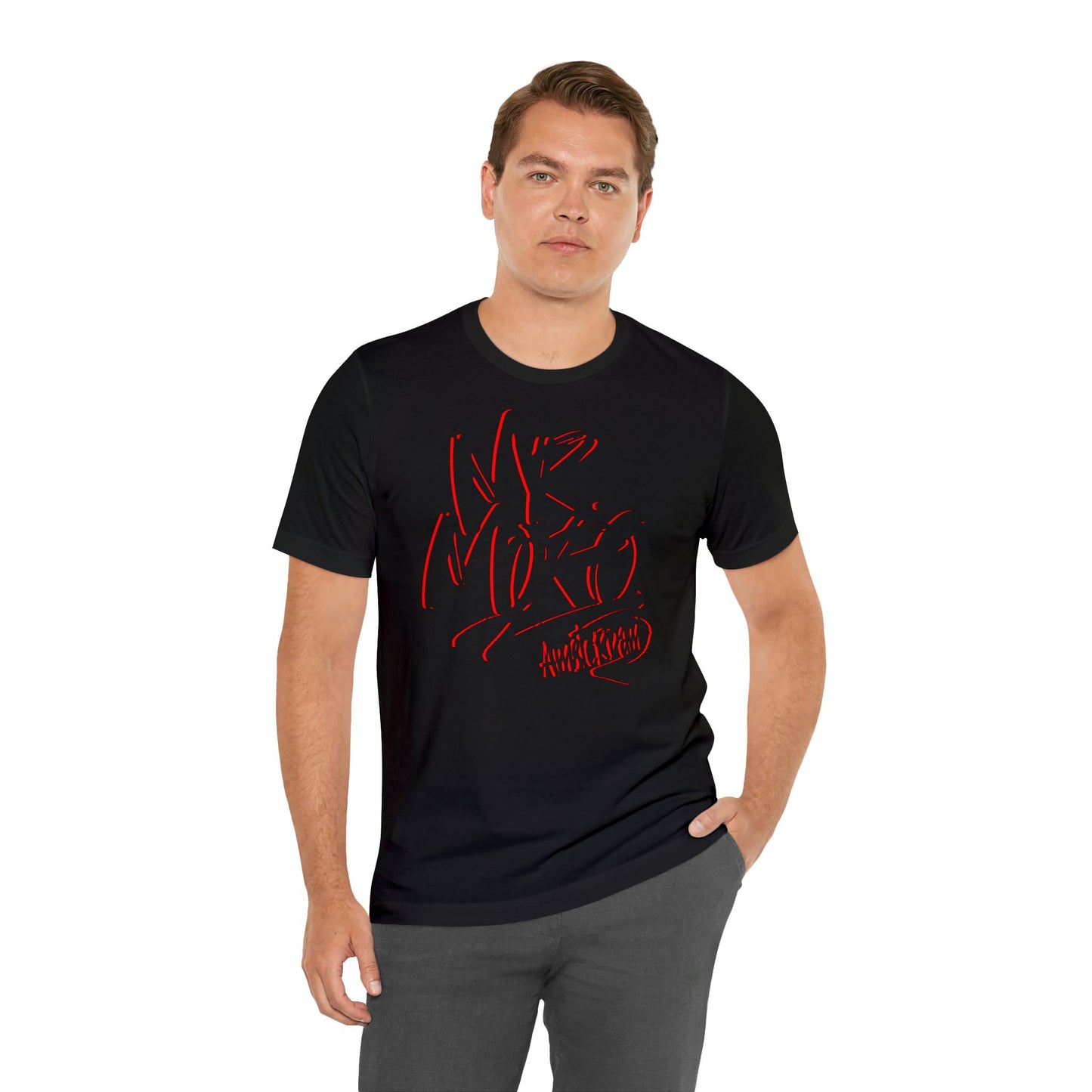 Mr.Moro Graffiti T-shirt Red/Black