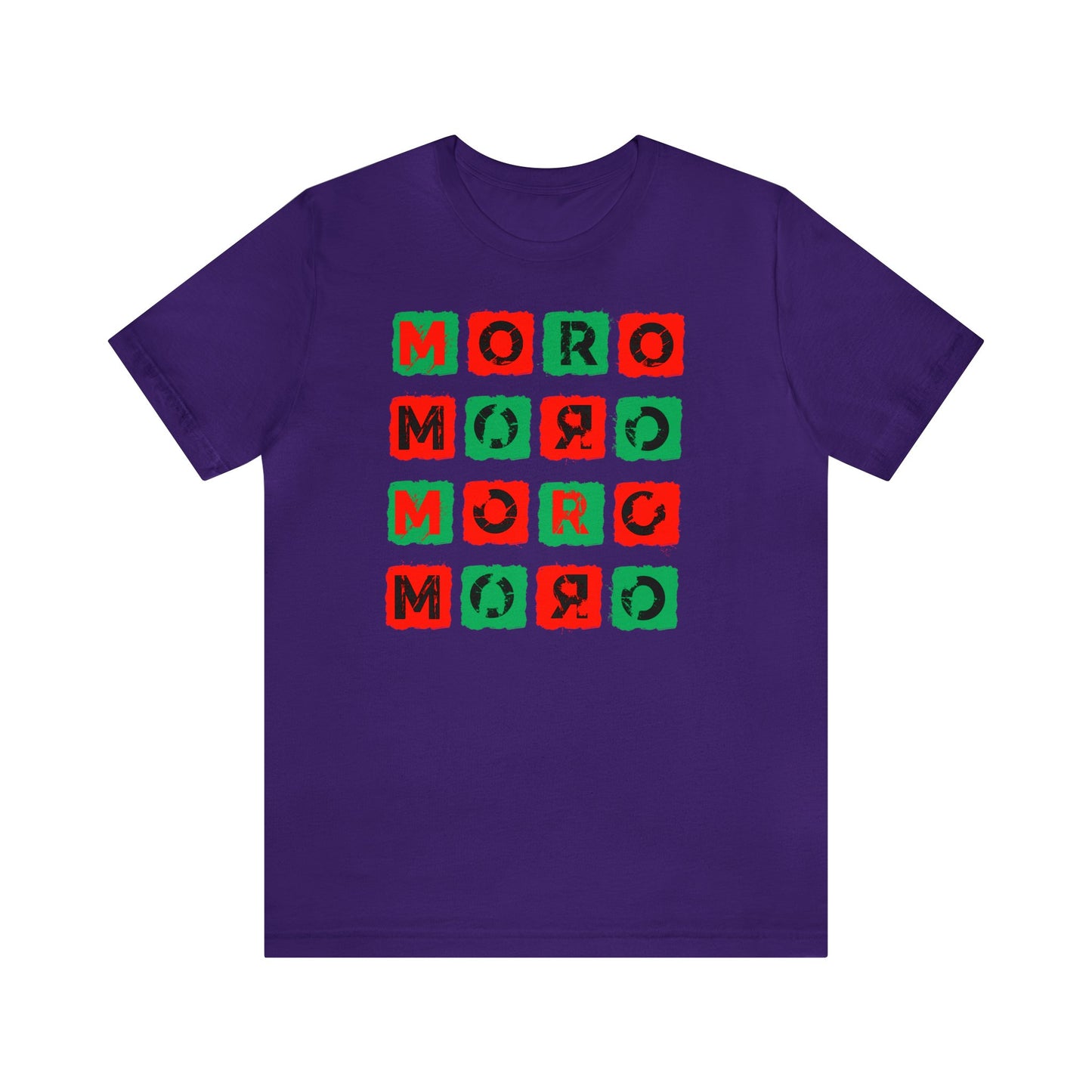 Mr.Moro Cubes T-shirt Red/Green