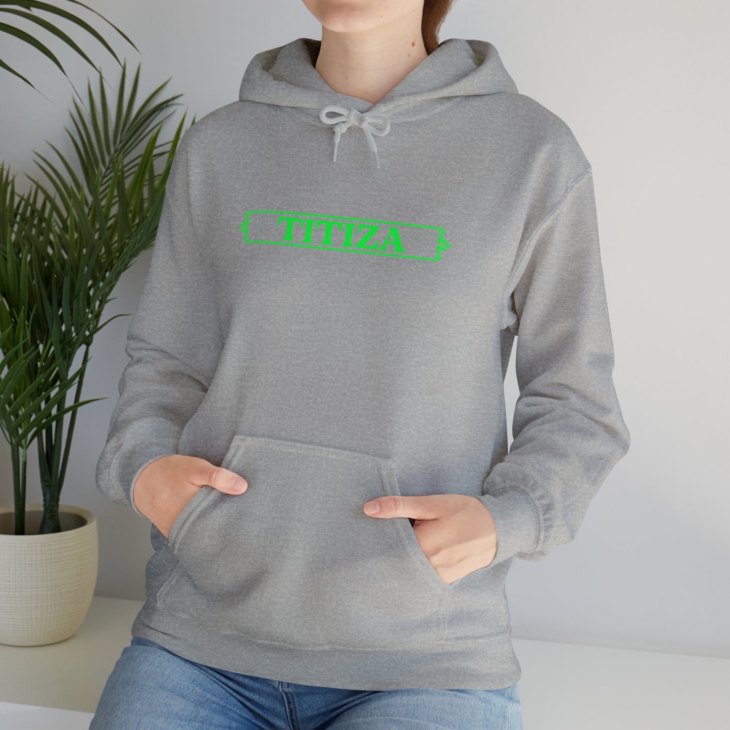 Woman's Hoodie Titza Green