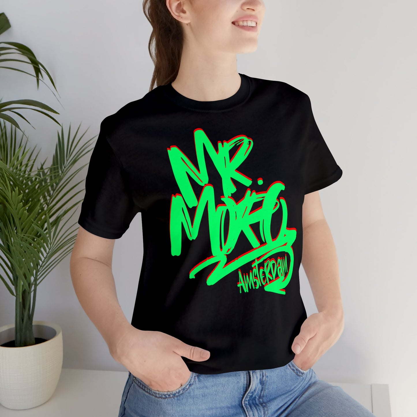 Mr.Moro Graffiti T-shirt Green/Red